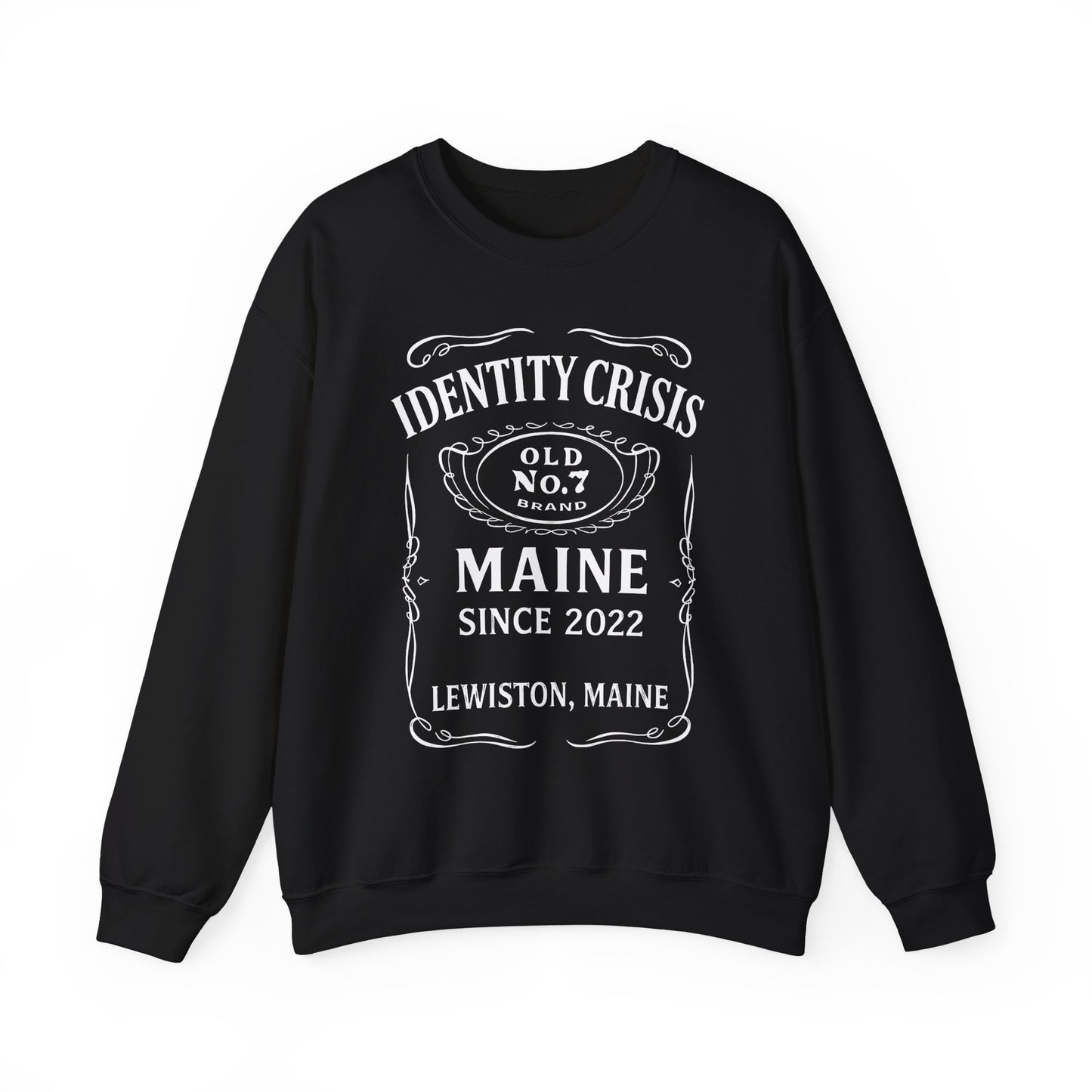 Identity Crisis Unisex Crewneck Sweatshirt Jack Daniel's Edition