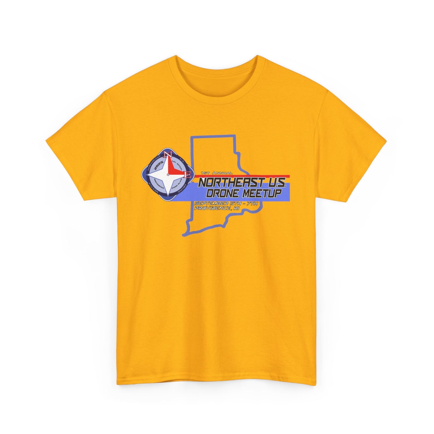 Inaugural Northeast Drone Meetup Unisex Tee, Drone