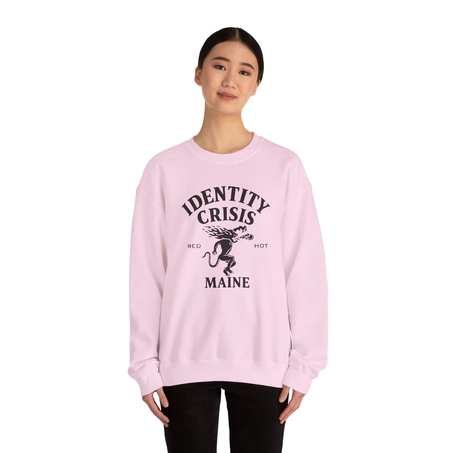 Identity Crisis Unisex Crewneck Sweatshirt Fireball Edition
