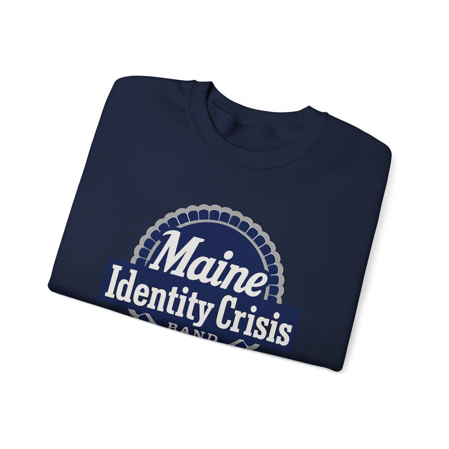 Identity Crisis Unisex Crewneck Sweatshirt Pabst Blue Ribbon Edition