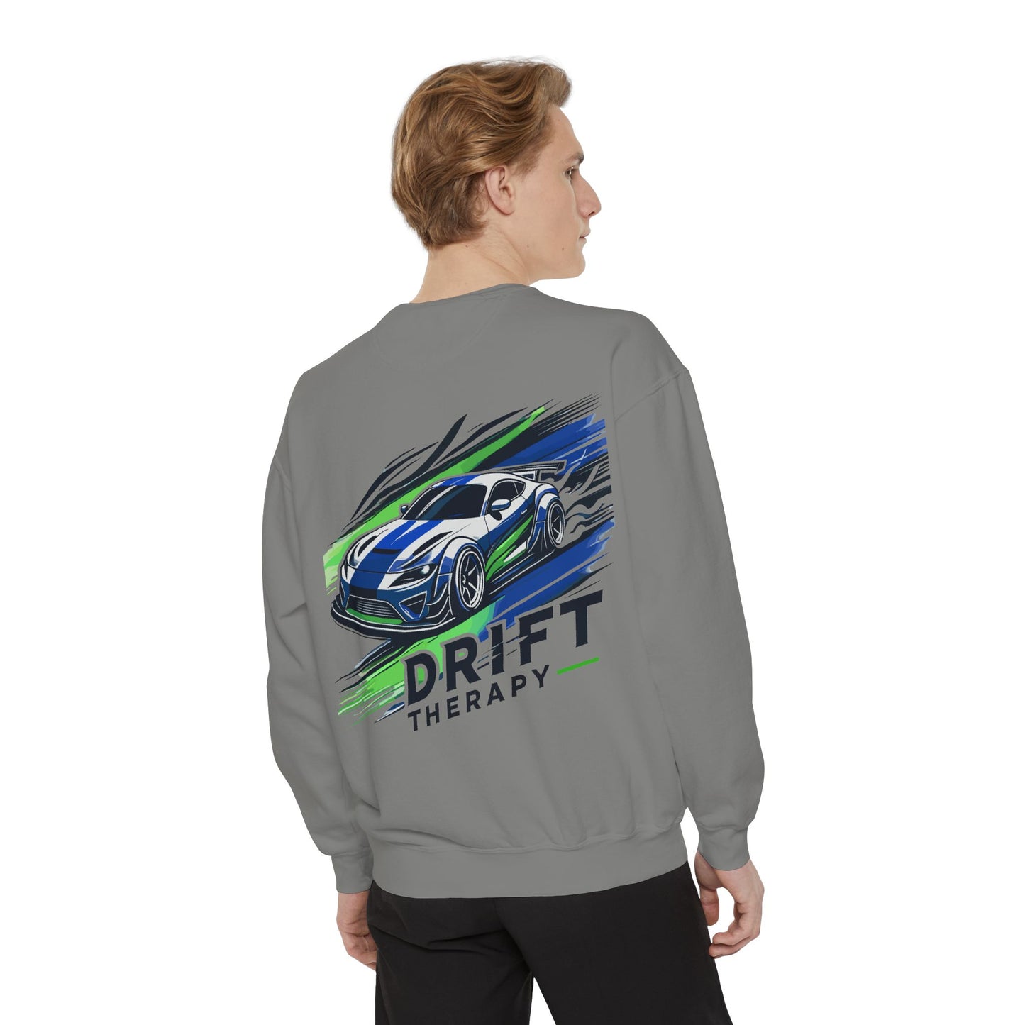 Unisex Sweatshirt - Control the Chaos, Drift Therapy, Casual Wear, Gift for Car Lovers, Everyday Comfort, Streetwear Style