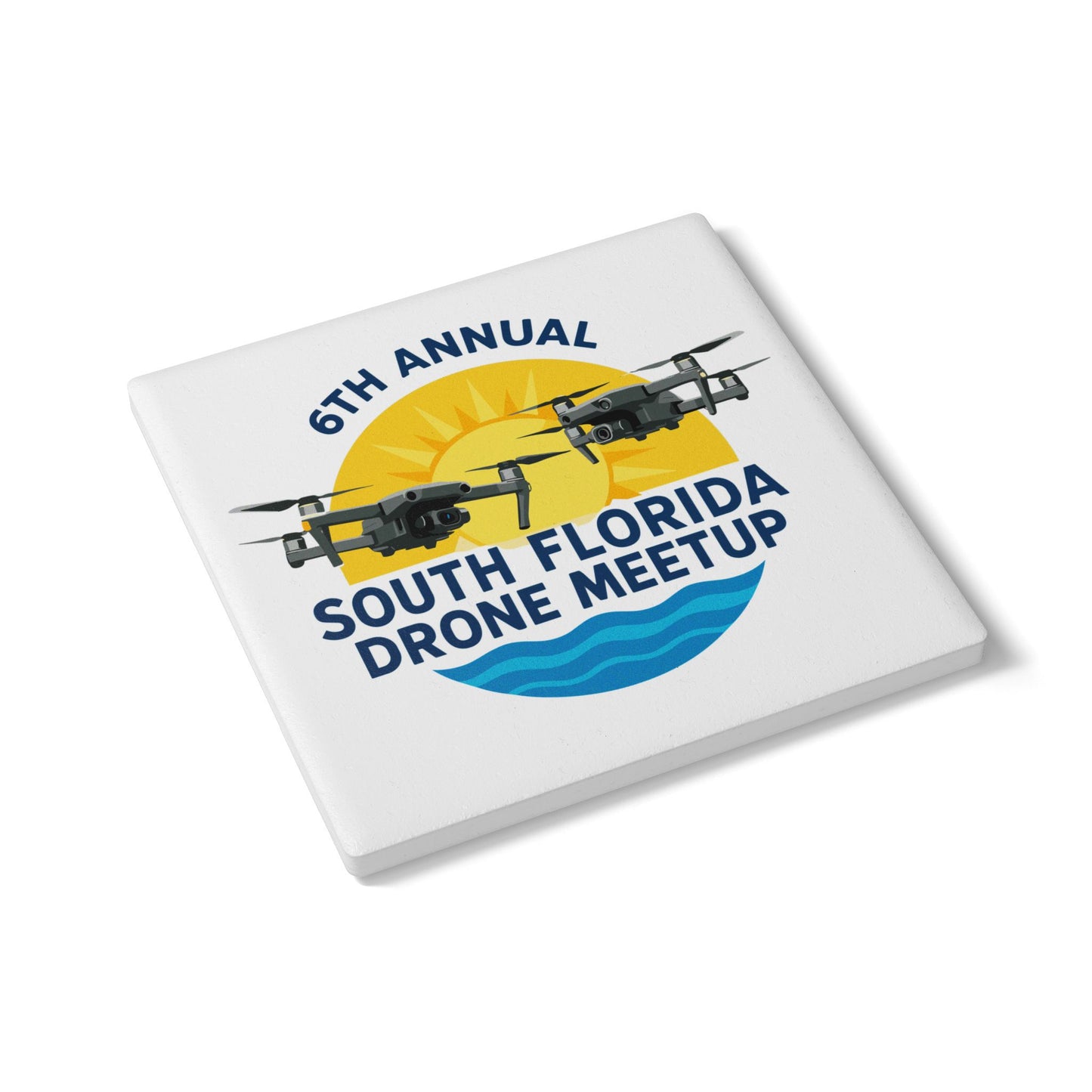 6th Annual South Florida Drone Meetup Ceramic Coaster