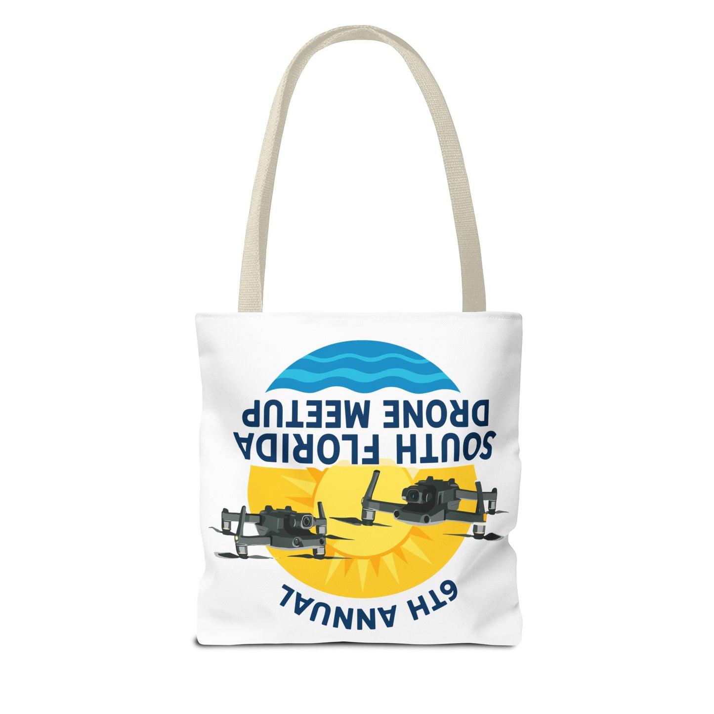 6th Annual South Florida Drone Meetup Light Colored Tote Bag