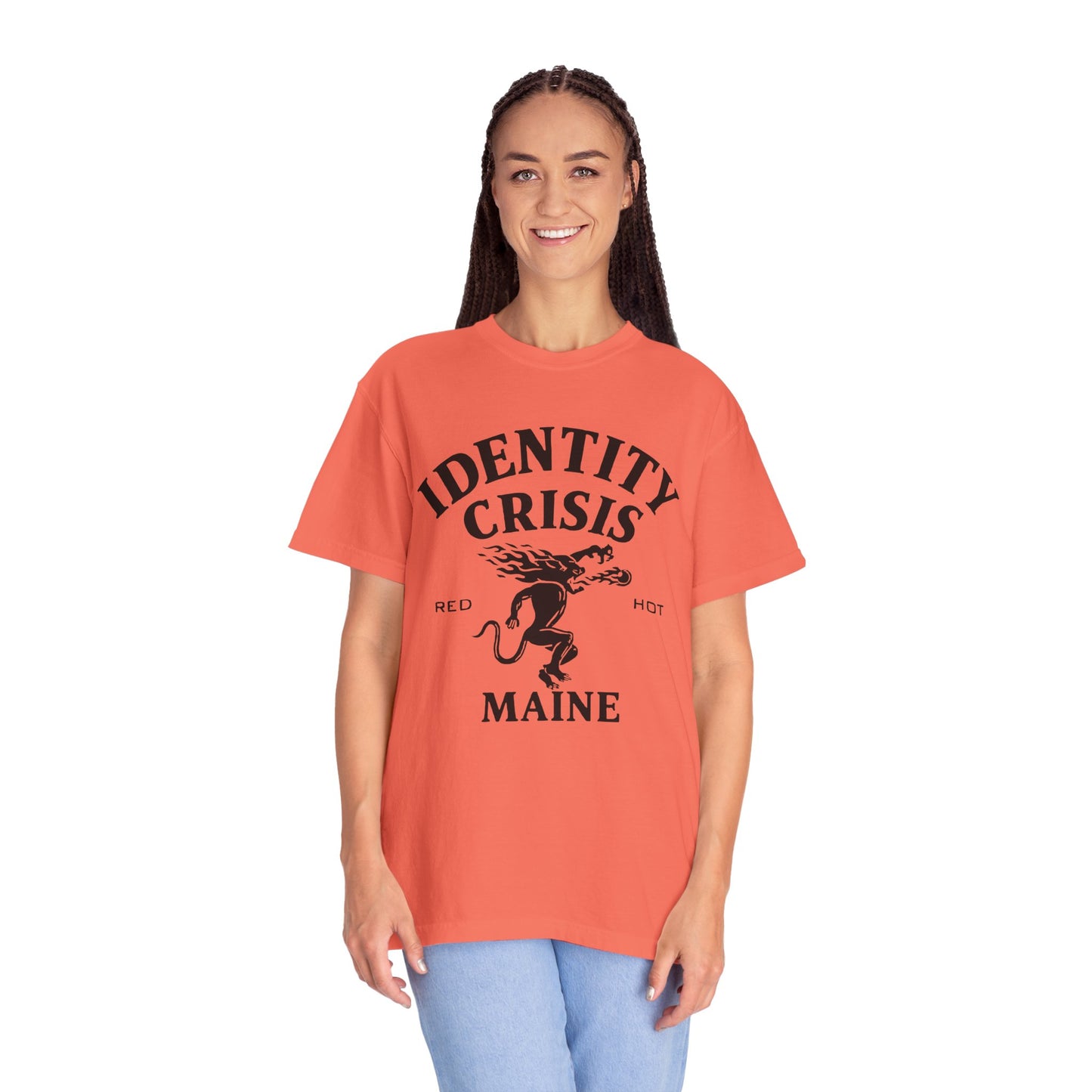Unisex Identity Crisis T-shirt Fireball Edition