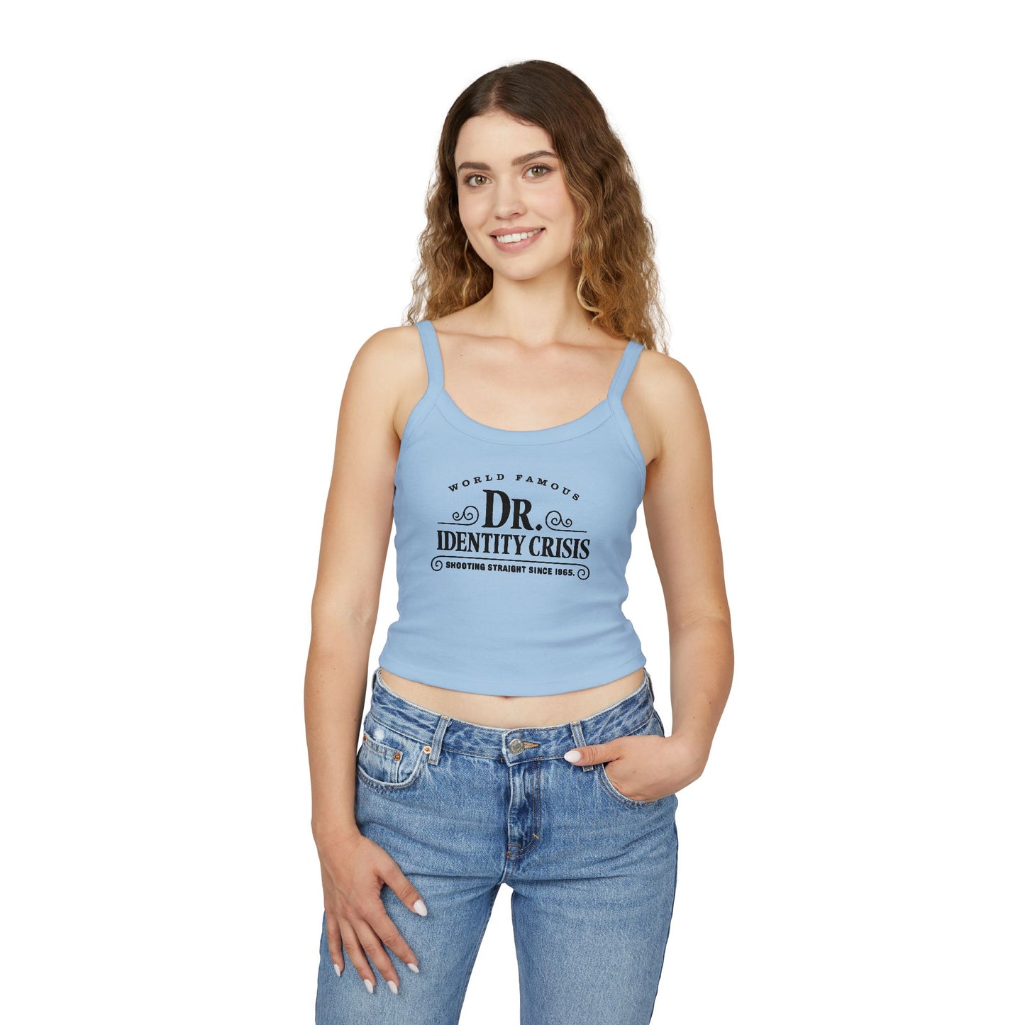 Identity Crisis Women's Spaghetti Strap Tank Top Dr. McGillicuddy's Edition