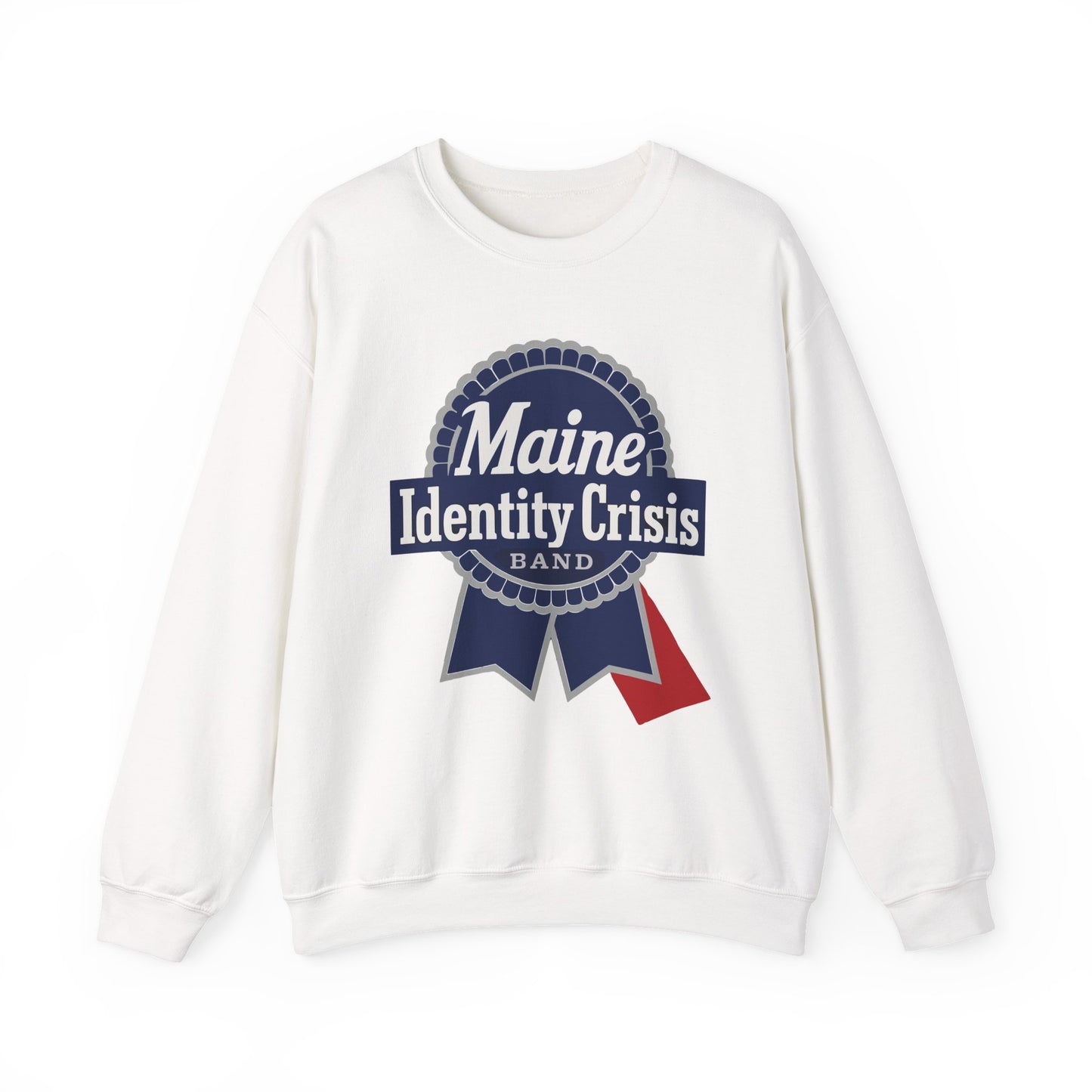 Identity Crisis Unisex Crewneck Sweatshirt Pabst Blue Ribbon Edition
