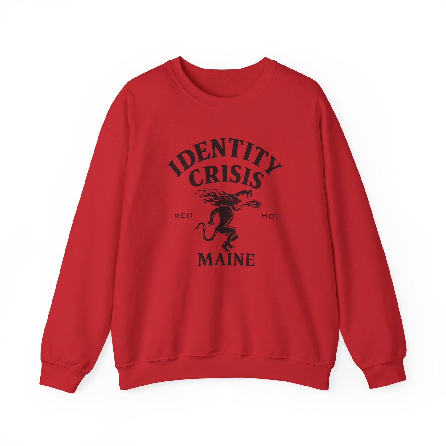 Identity Crisis Unisex Crewneck Sweatshirt Fireball Edition