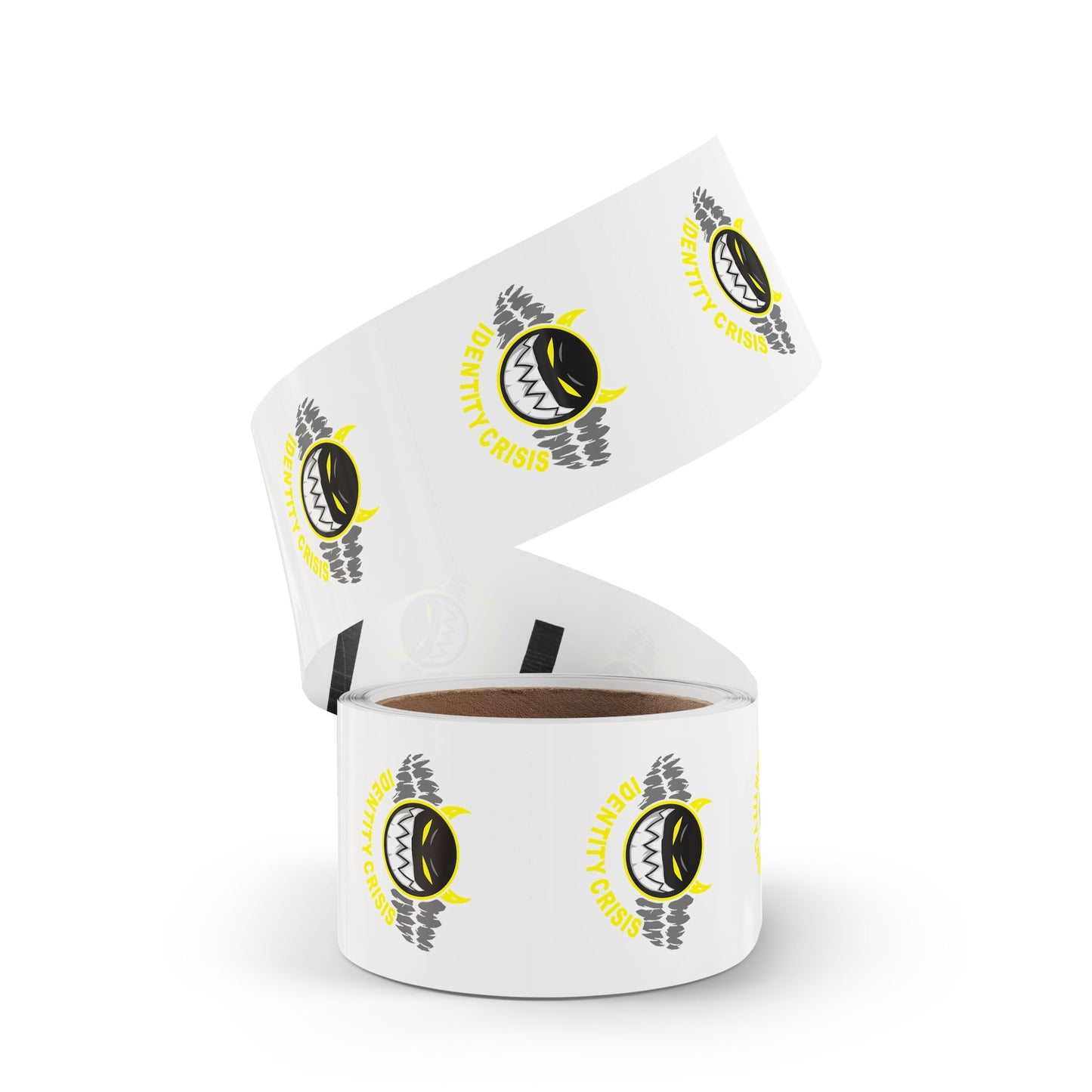 Identity Crisis Round Sticker Rolls