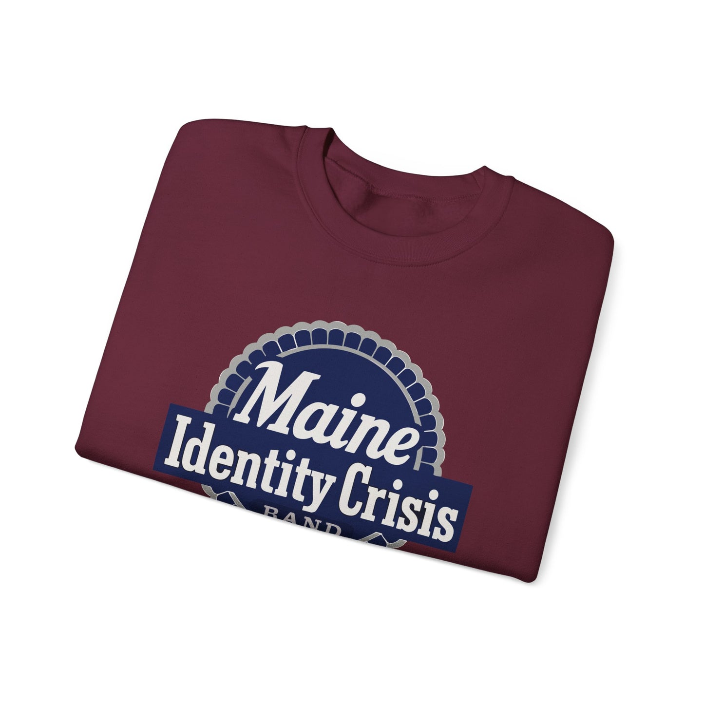 Identity Crisis Unisex Crewneck Sweatshirt Pabst Blue Ribbon Edition