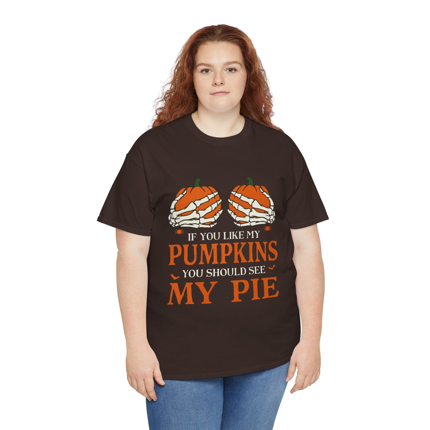 Funny Pumpkin Pie Tee, Halloween Shirt, Fall Fashion, Unisex Graphic Tee, Gift for Thanksgiving, Autumn Apparel
