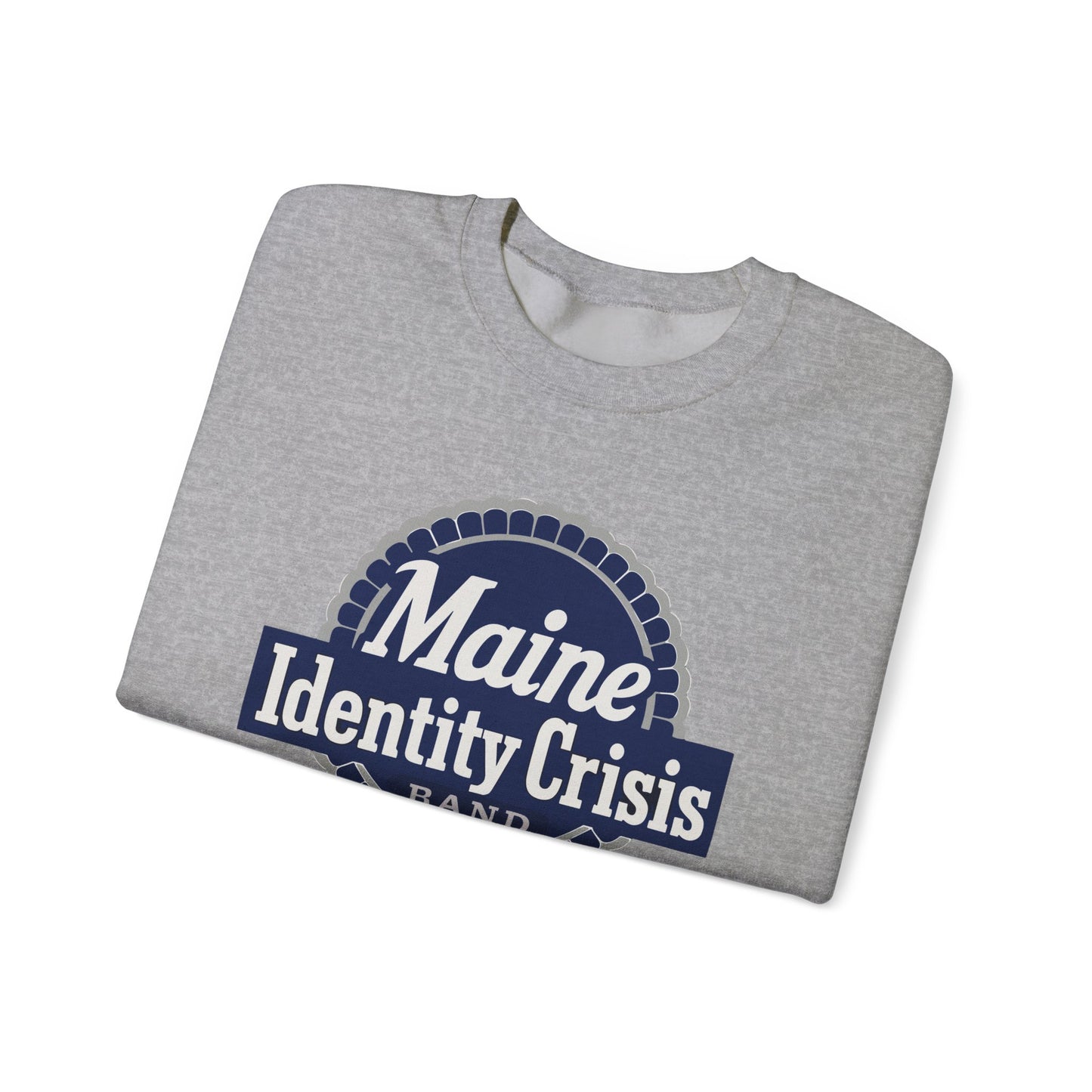 Identity Crisis Unisex Crewneck Sweatshirt Pabst Blue Ribbon Edition