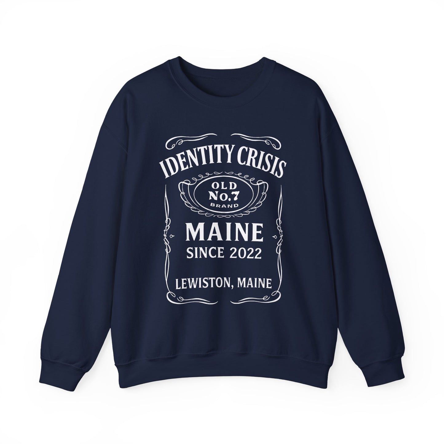 Identity Crisis Unisex Crewneck Sweatshirt Jack Daniel's Edition