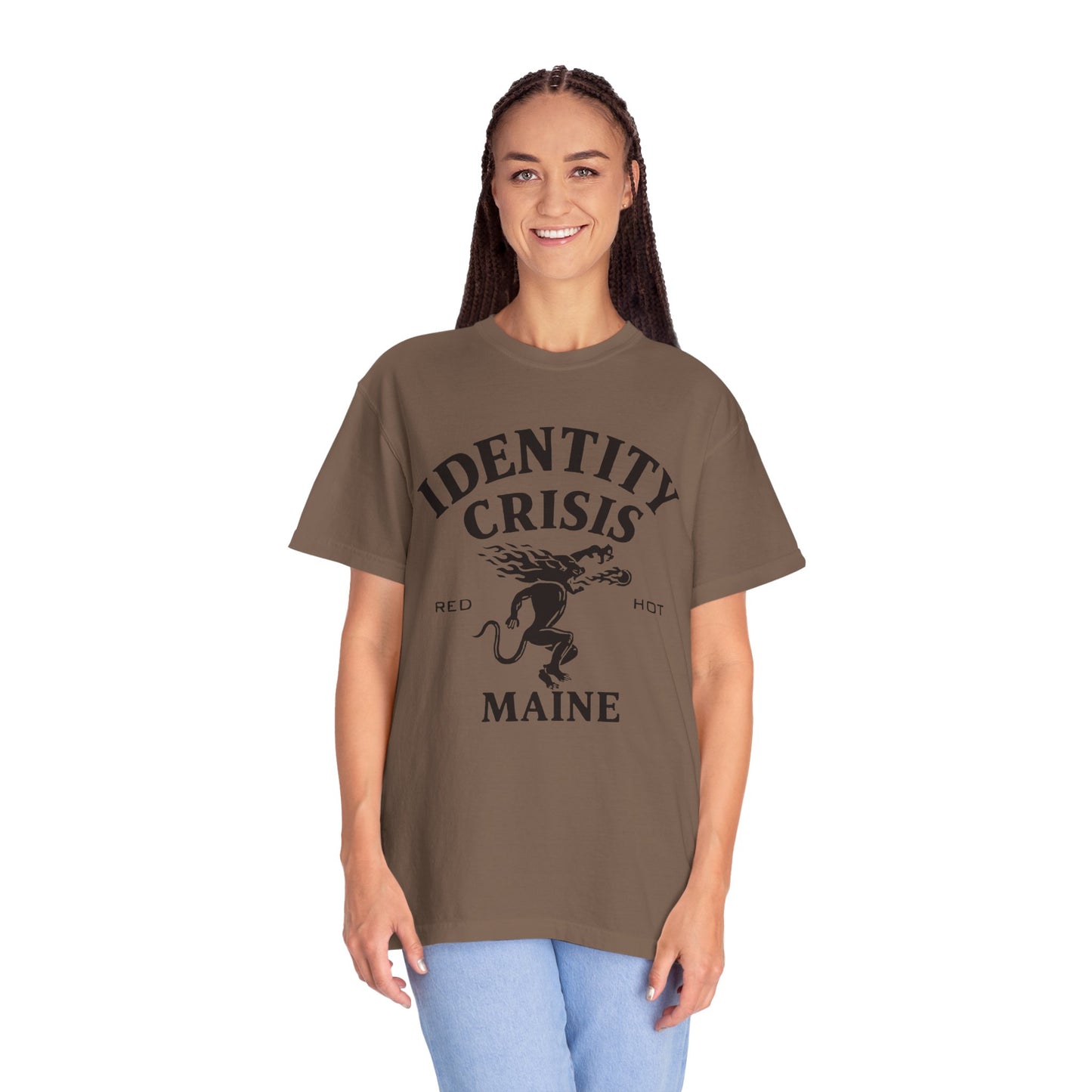 Unisex Identity Crisis T-shirt Fireball Edition