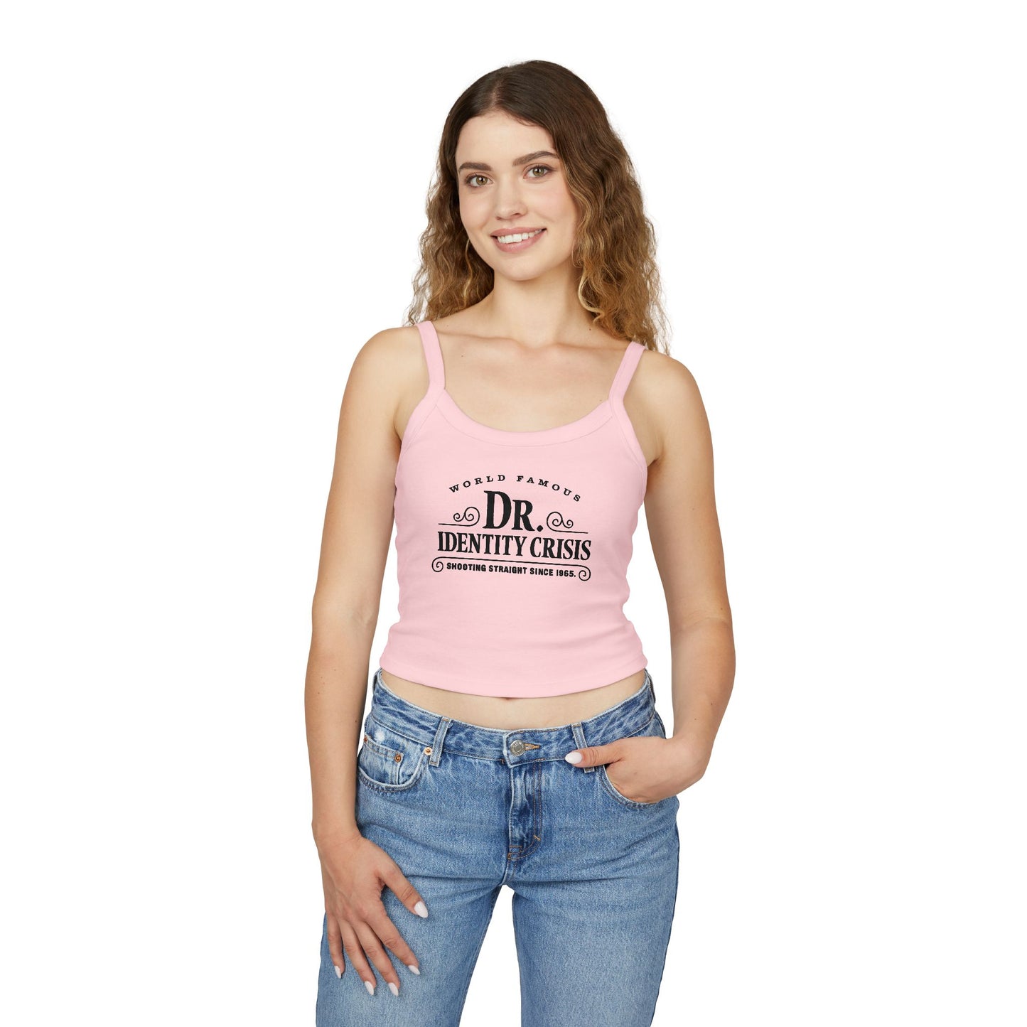 Identity Crisis Women's Spaghetti Strap Tank Top Dr. McGillicuddy's Edition