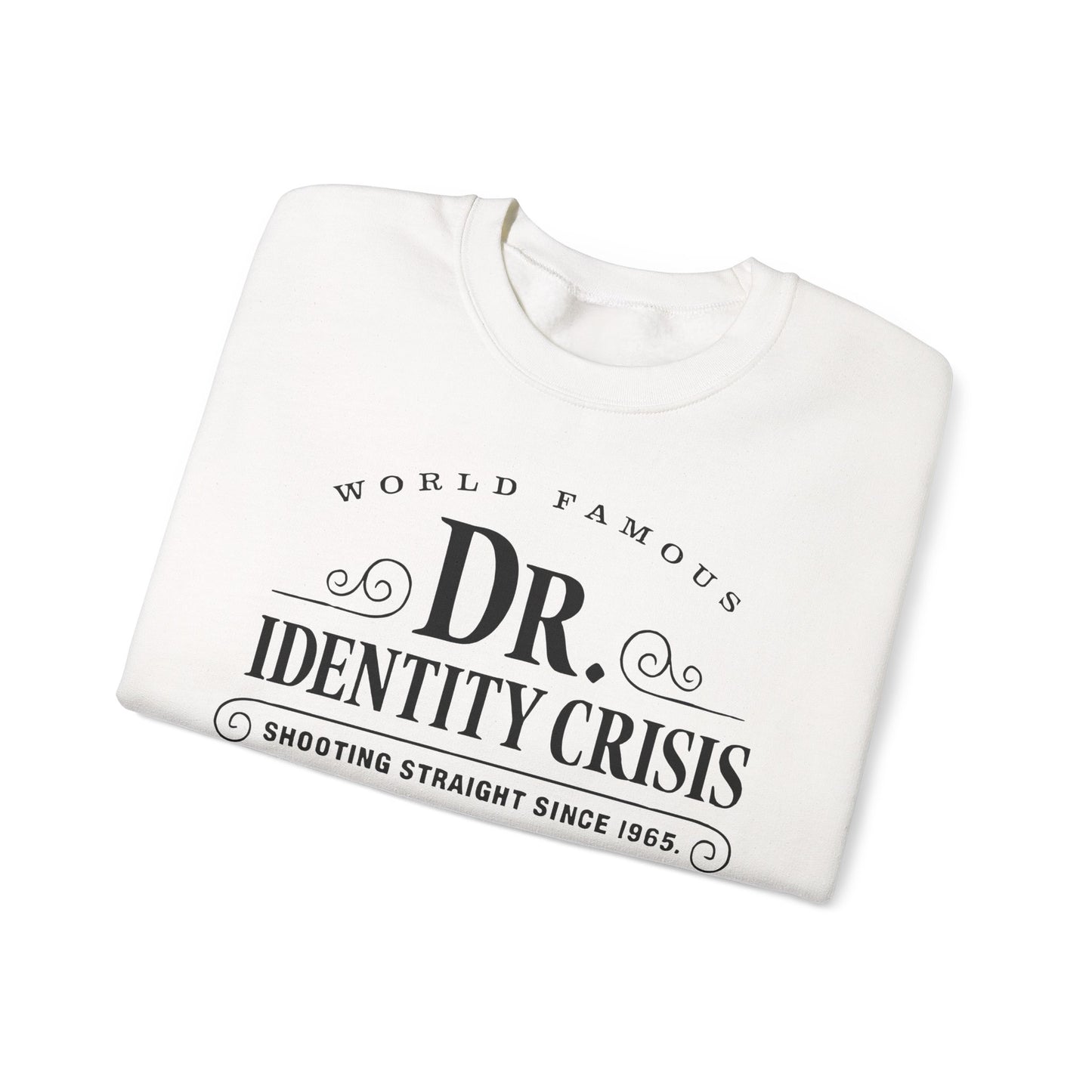 Identity Crisis Unisex Crewneck Sweatshirt Dr. McGillicuddy's Edition