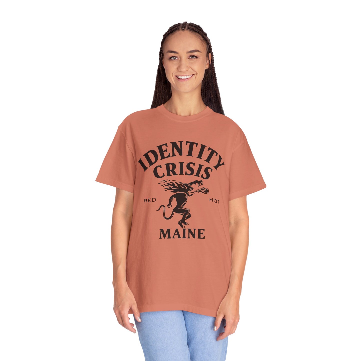Unisex Identity Crisis T-shirt Fireball Edition