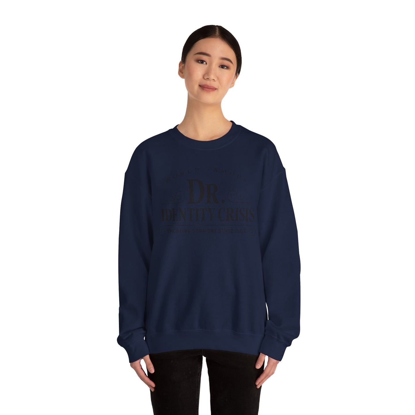 Identity Crisis Unisex Crewneck Sweatshirt Dr. McGillicuddy's Edition