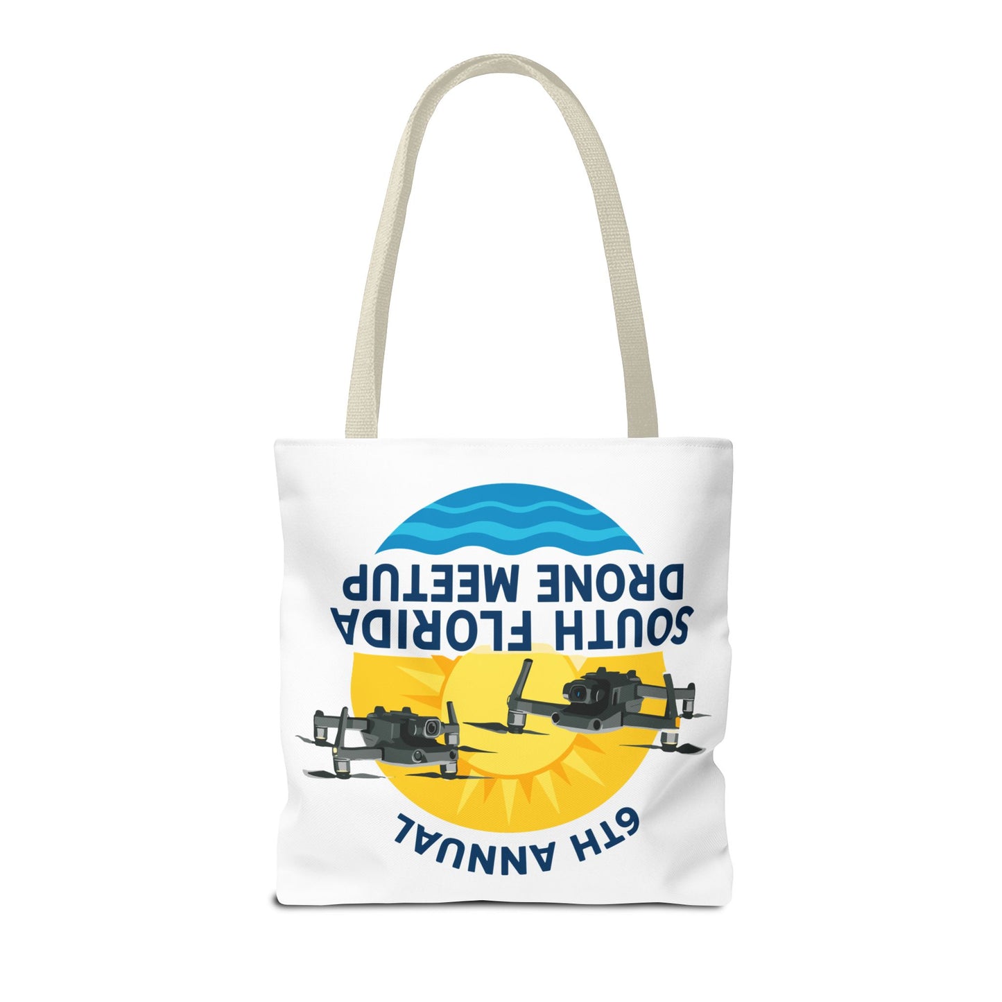 6th Annual South Florida Drone Meetup Light Colored Tote Bag