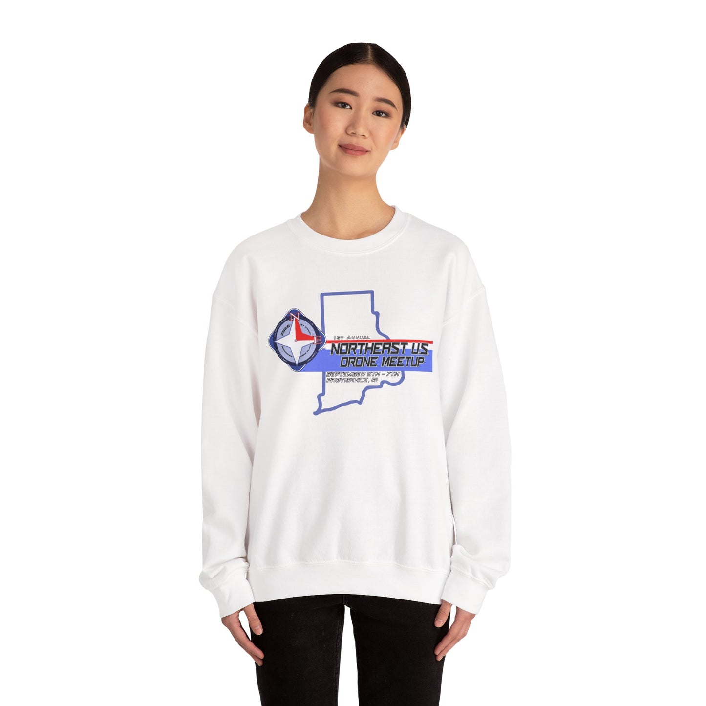 Inaugural Northeast Drone Meetup Crewneck Sweatshirt