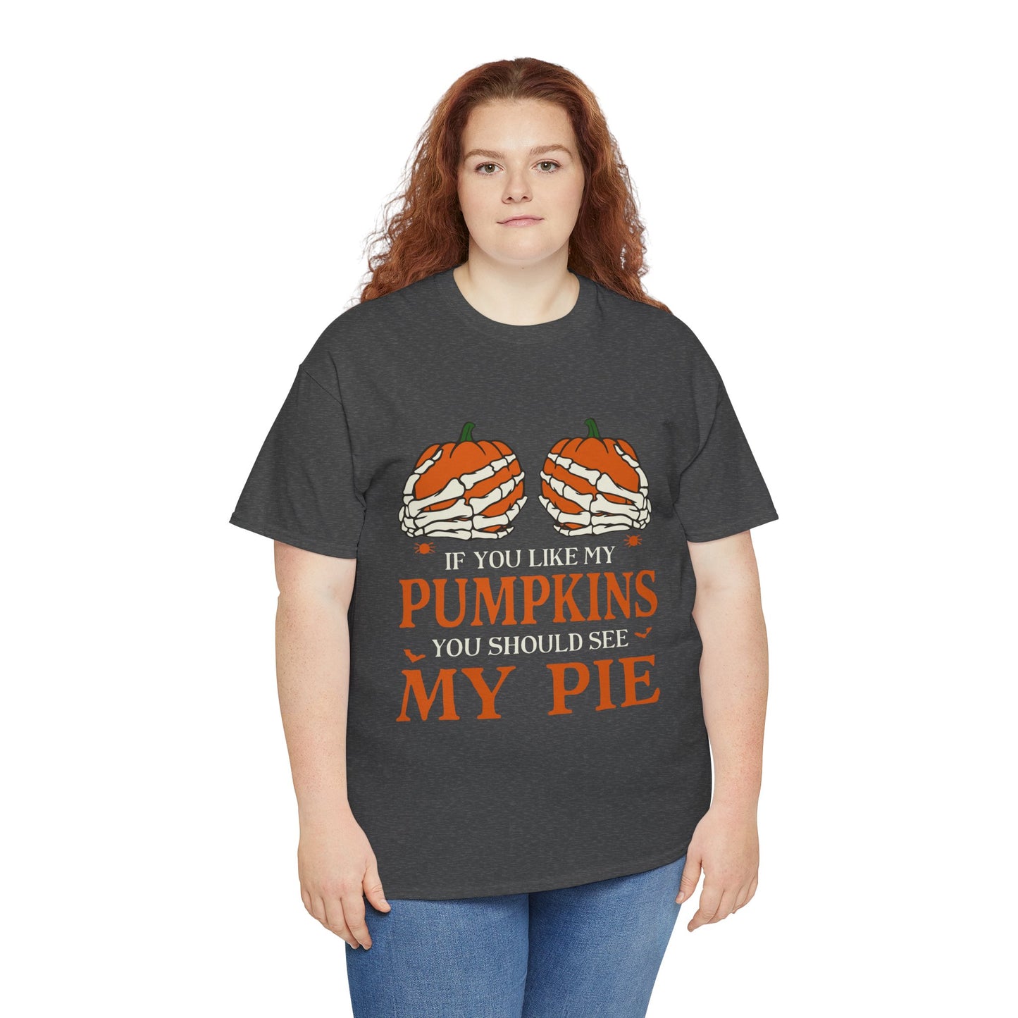 Funny Pumpkin Pie Tee, Halloween Shirt, Fall Fashion, Unisex Graphic Tee, Gift for Thanksgiving, Autumn Apparel