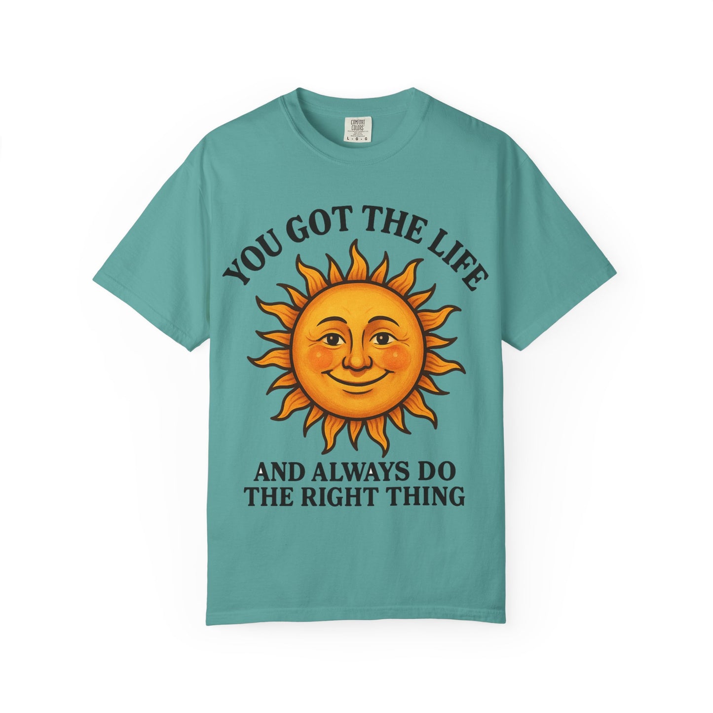 Sunny Vibes T-Shirt, Inspirational Tee for Positive Energy, Gift for Friends, Summer Fashion, Relaxed Lifestyle Wear