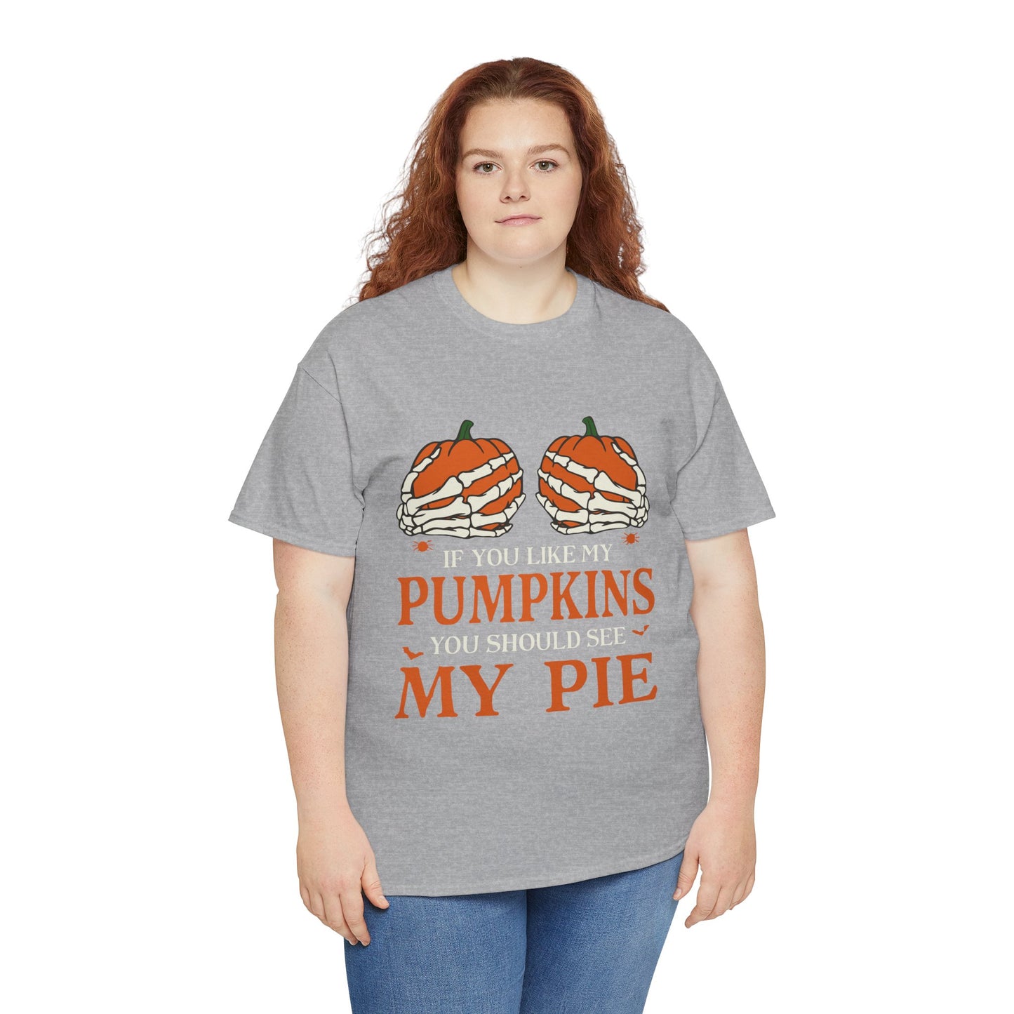 Funny Pumpkin Pie Tee, Halloween Shirt, Fall Fashion, Unisex Graphic Tee, Gift for Thanksgiving, Autumn Apparel