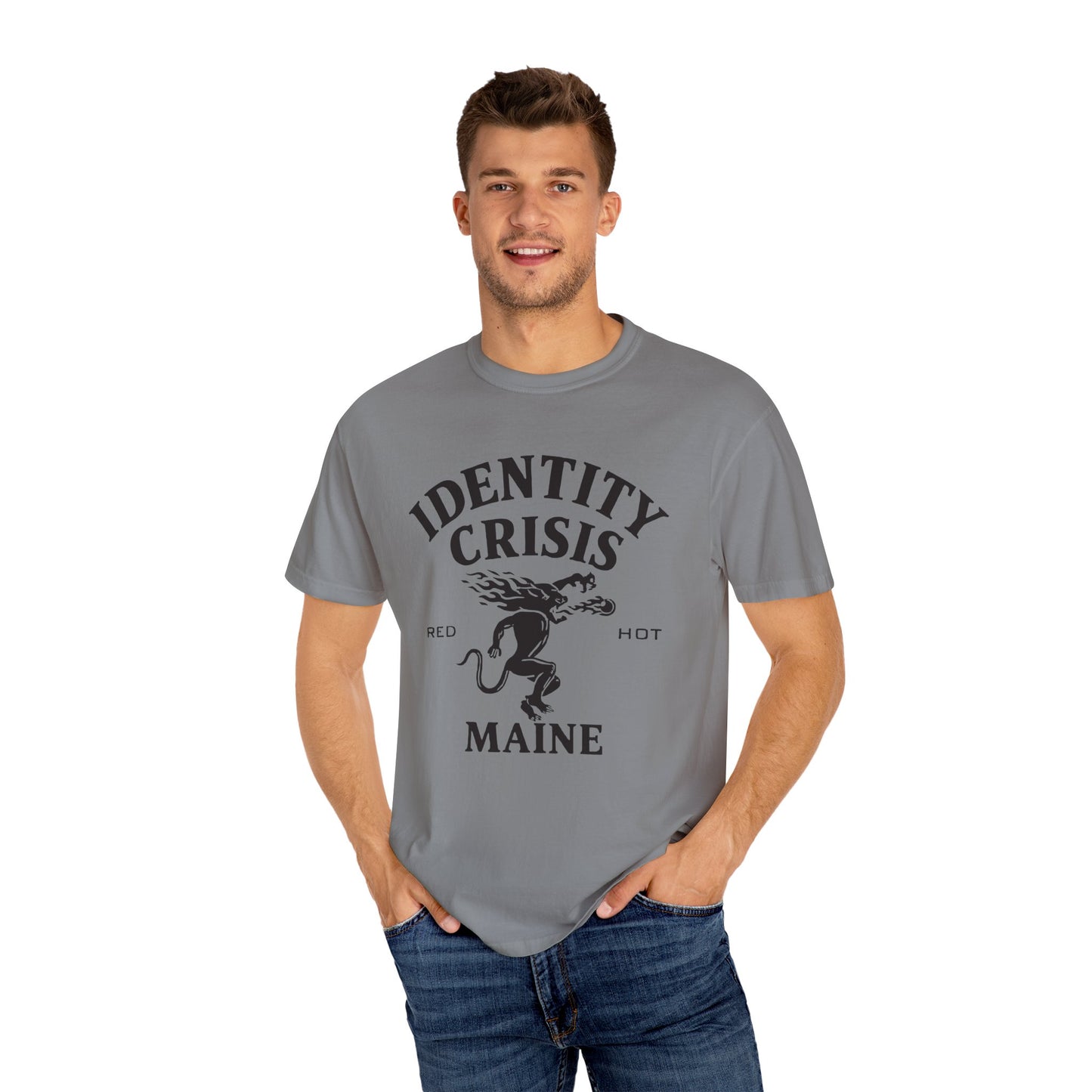 Unisex Identity Crisis T-shirt Fireball Edition