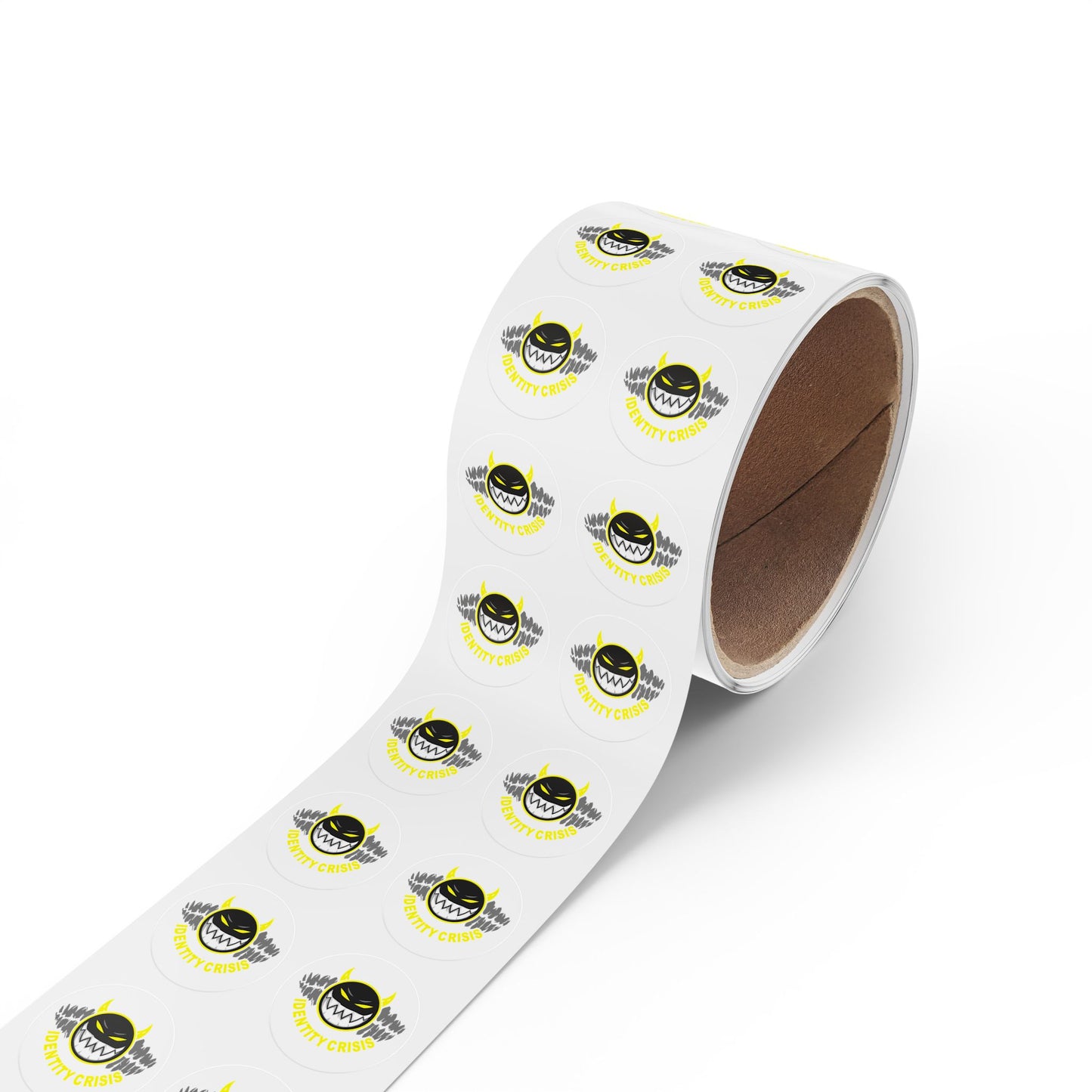 Identity Crisis Round Sticker Rolls