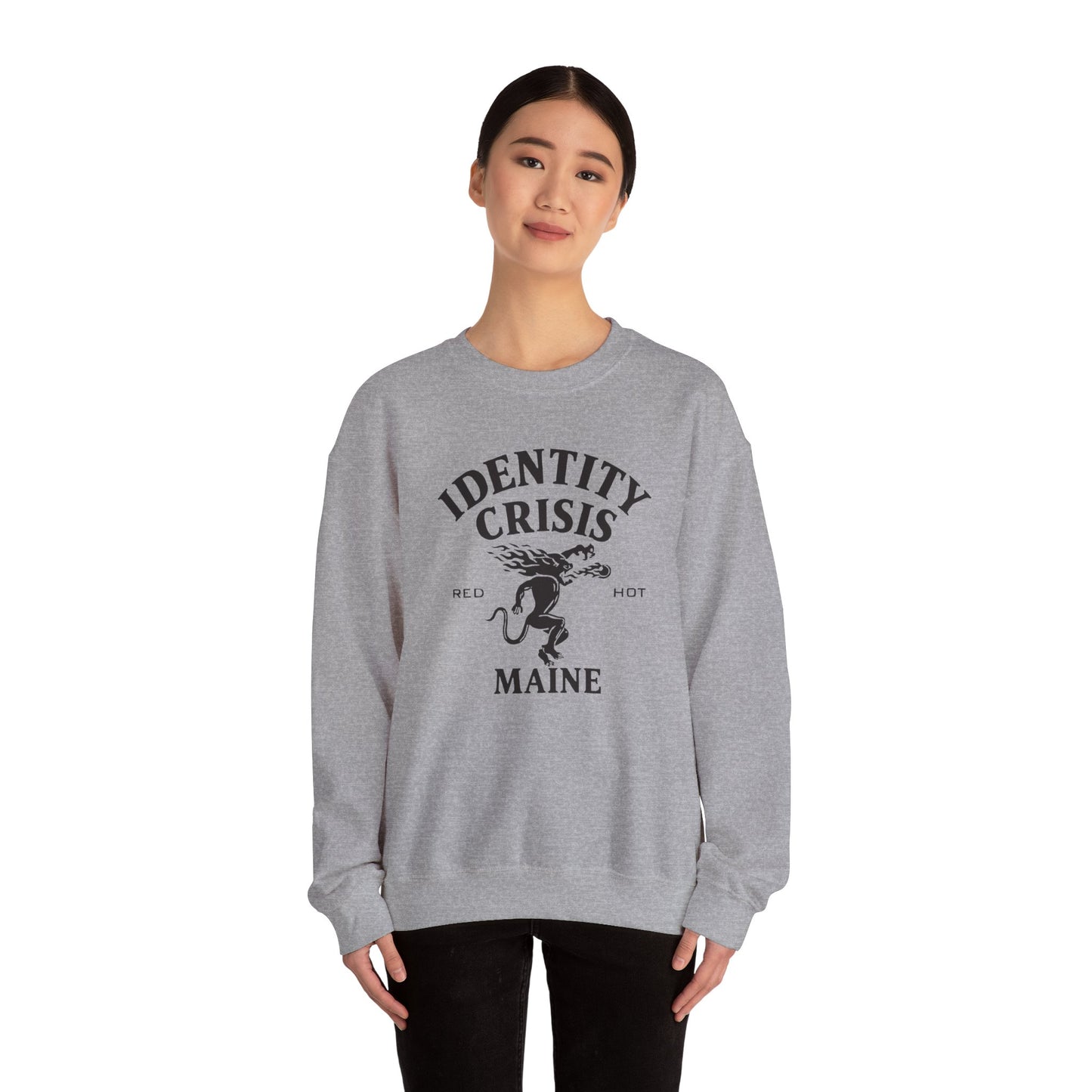Identity Crisis Unisex Crewneck Sweatshirt Fireball Edition