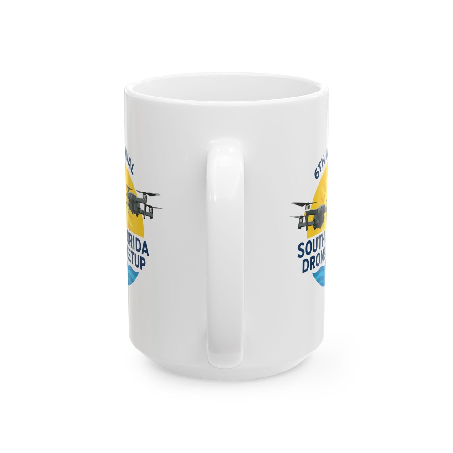 6th Annual South Florida Drone Meetup Ceramic Mug, (11oz, 15oz)