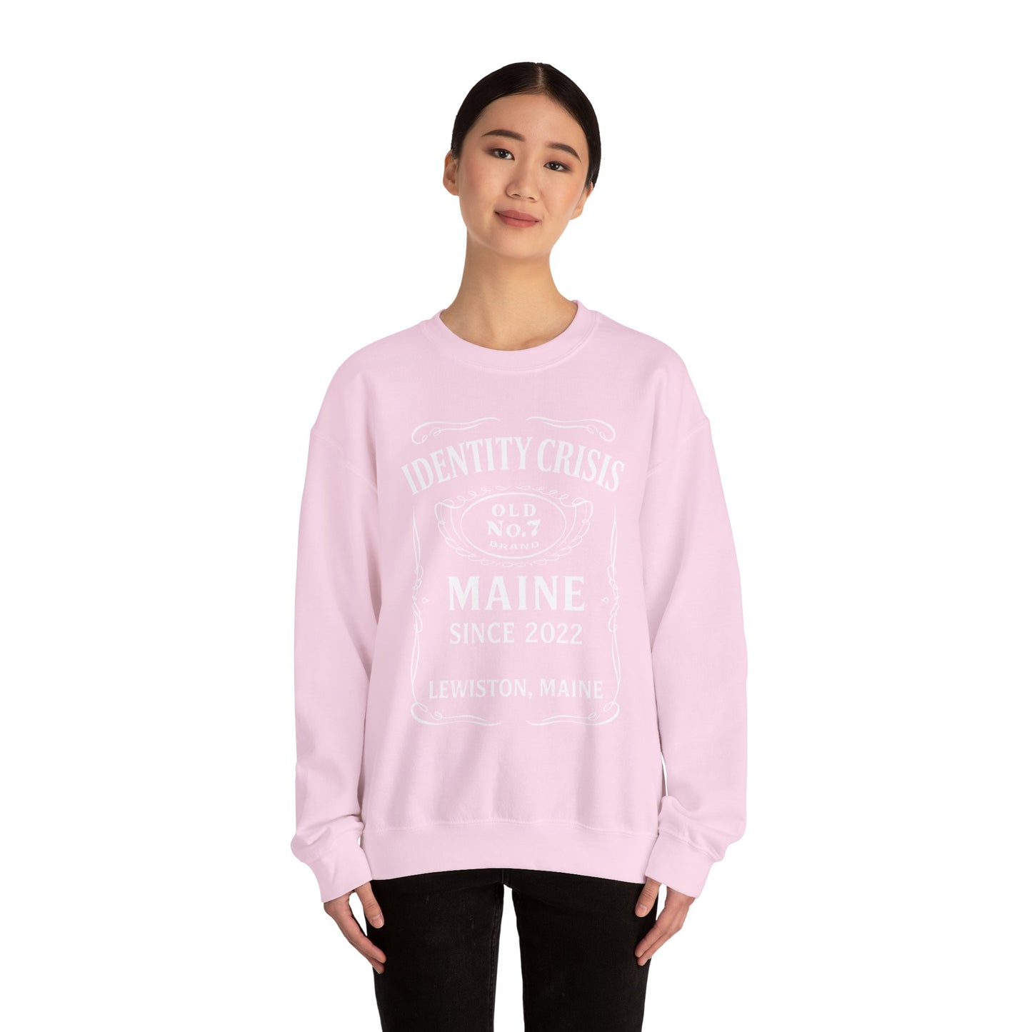 Identity Crisis Unisex Crewneck Sweatshirt Jack Daniel's Edition