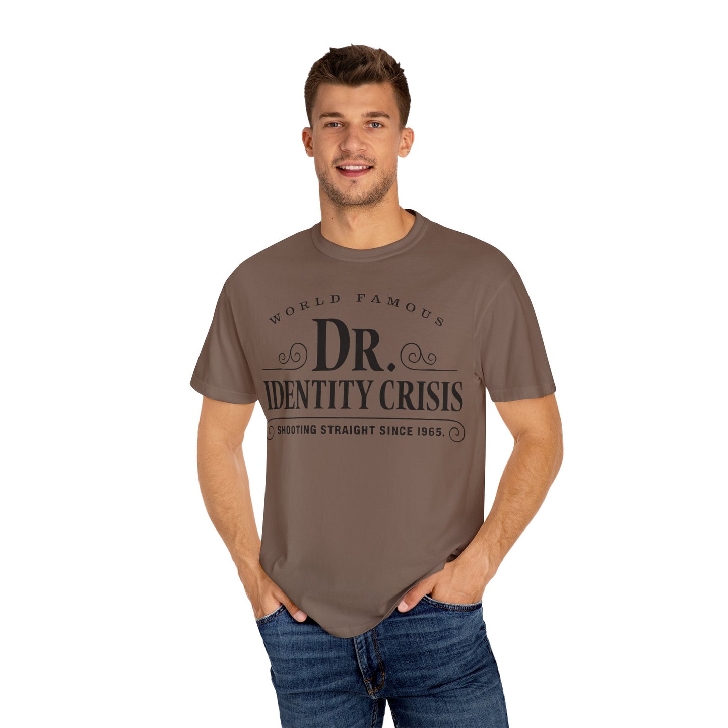 Unisex Identity Crisis T-shirt Dr. McGillicuddy's Edition