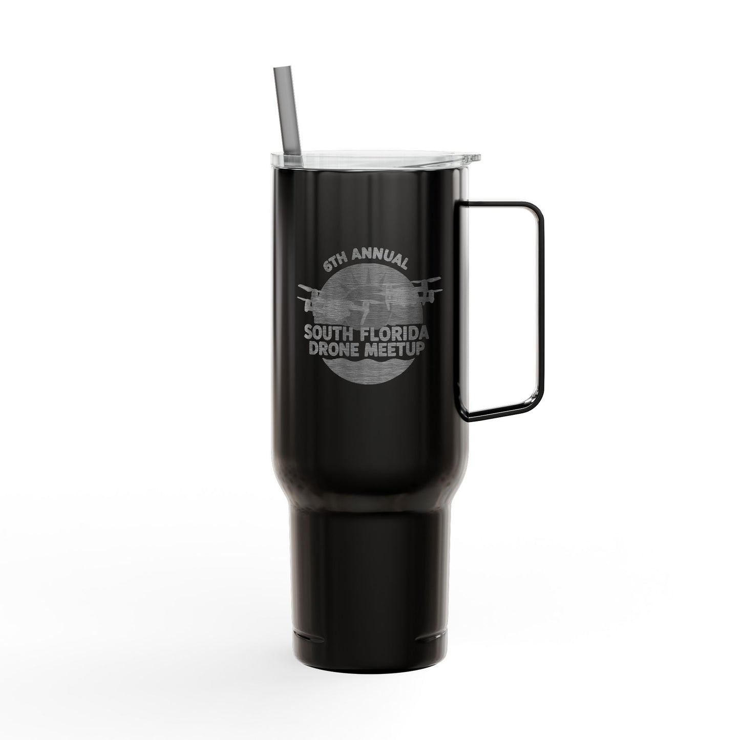 6th Annual South Florida Drone Meetup Insulated Tumbler for Hot & Cold Beverages, 40oz