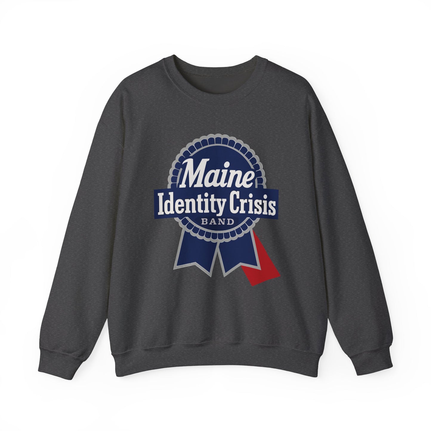 Identity Crisis Unisex Crewneck Sweatshirt Pabst Blue Ribbon Edition