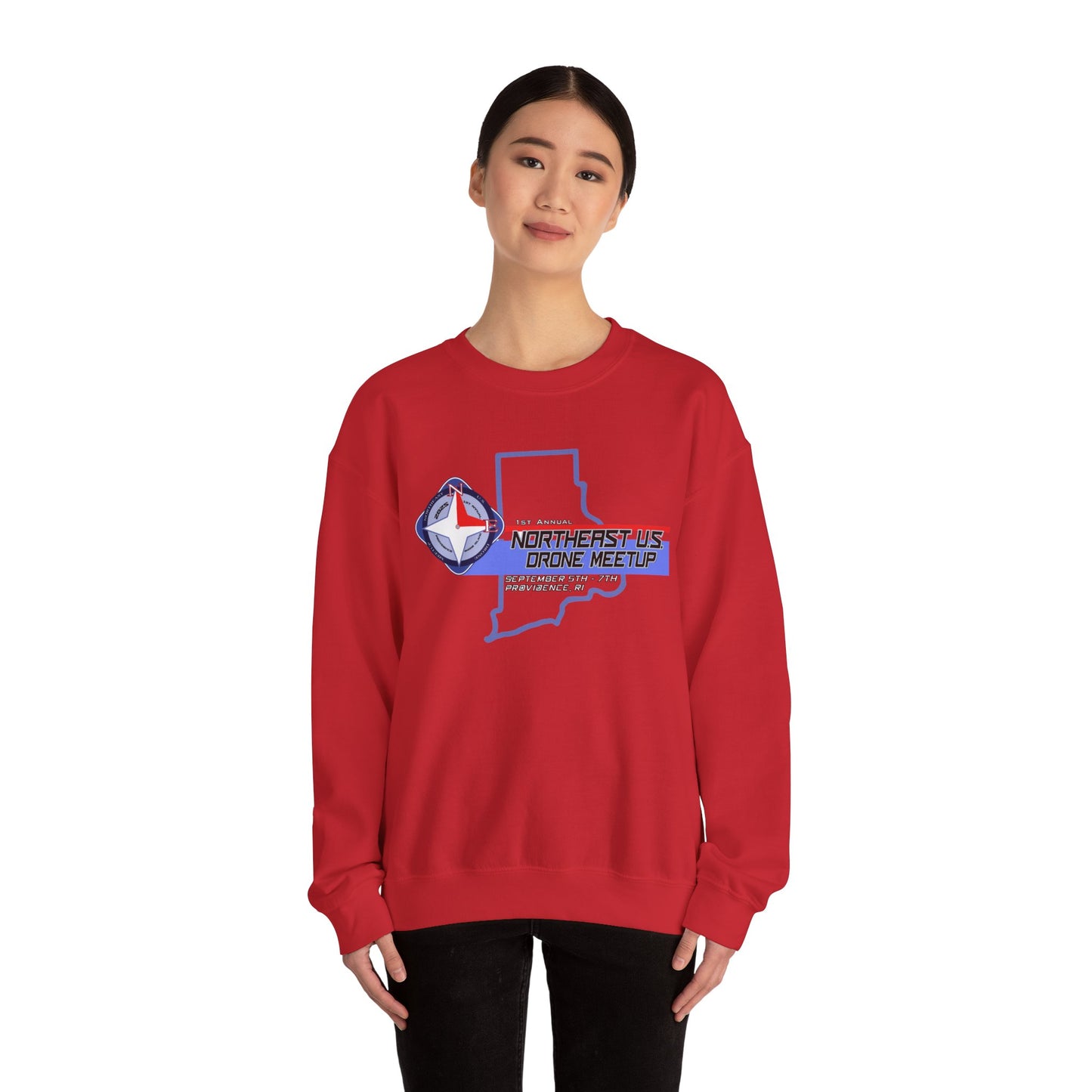 Inaugural Northeast Drone Meetup Crewneck Sweatshirt