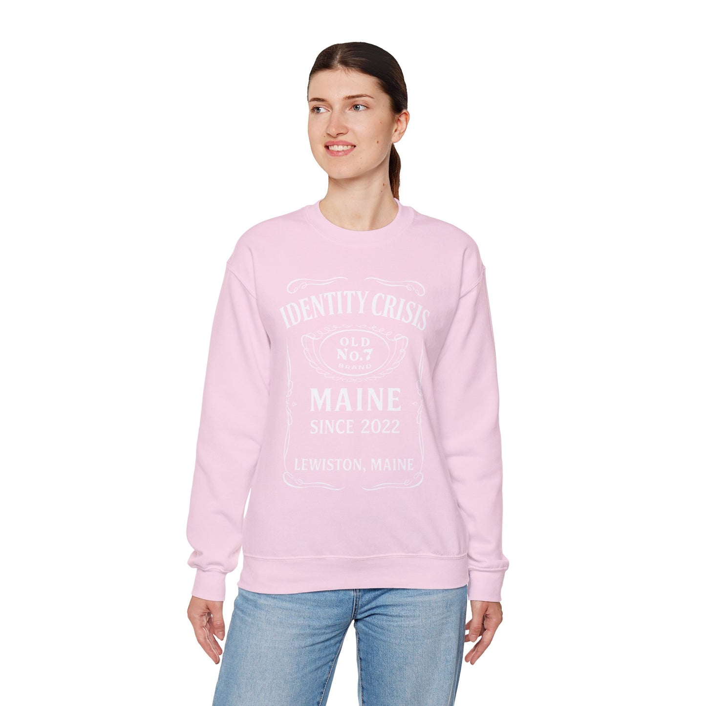 Identity Crisis Unisex Crewneck Sweatshirt Jack Daniel's Edition