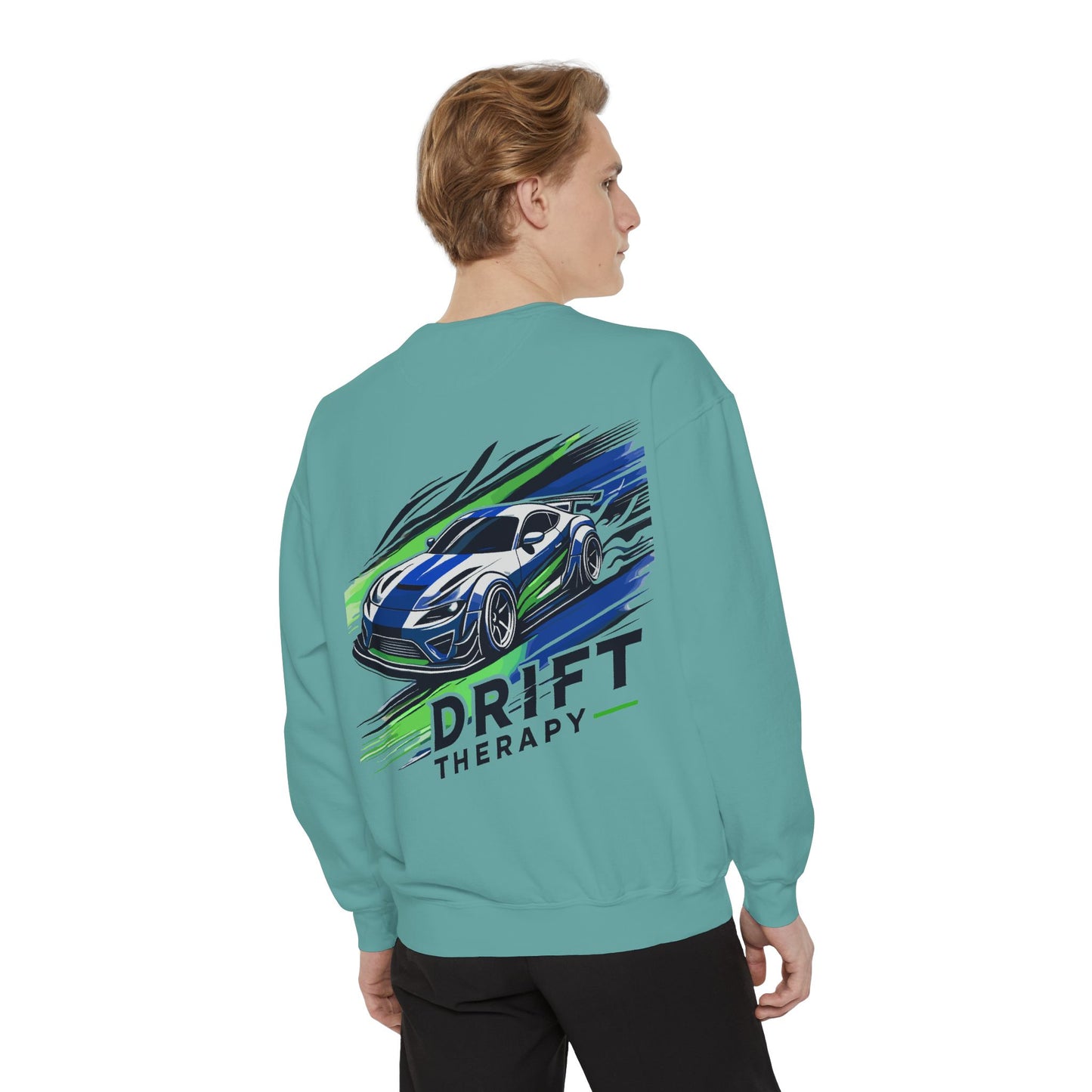 Unisex Sweatshirt - Control the Chaos, Drift Therapy, Casual Wear, Gift for Car Lovers, Everyday Comfort, Streetwear Style