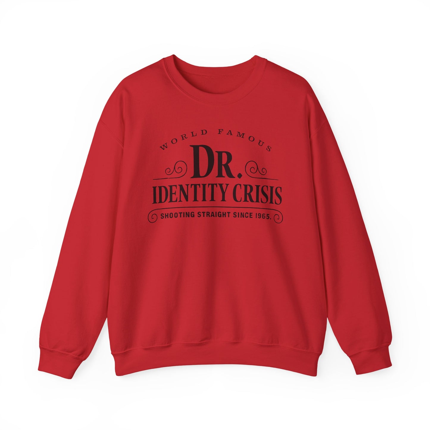 Identity Crisis Unisex Crewneck Sweatshirt Dr. McGillicuddy's Edition