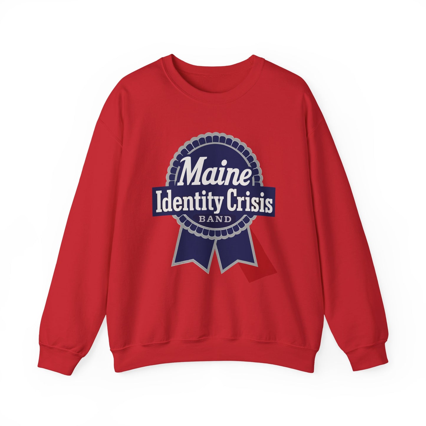 Identity Crisis Unisex Crewneck Sweatshirt Pabst Blue Ribbon Edition