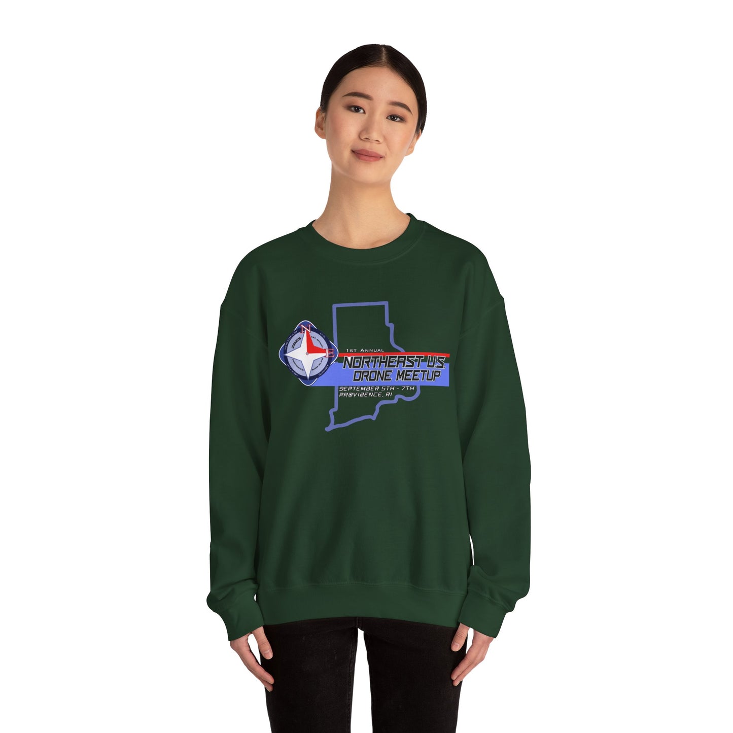 Inaugural Northeast Drone Meetup Crewneck Sweatshirt