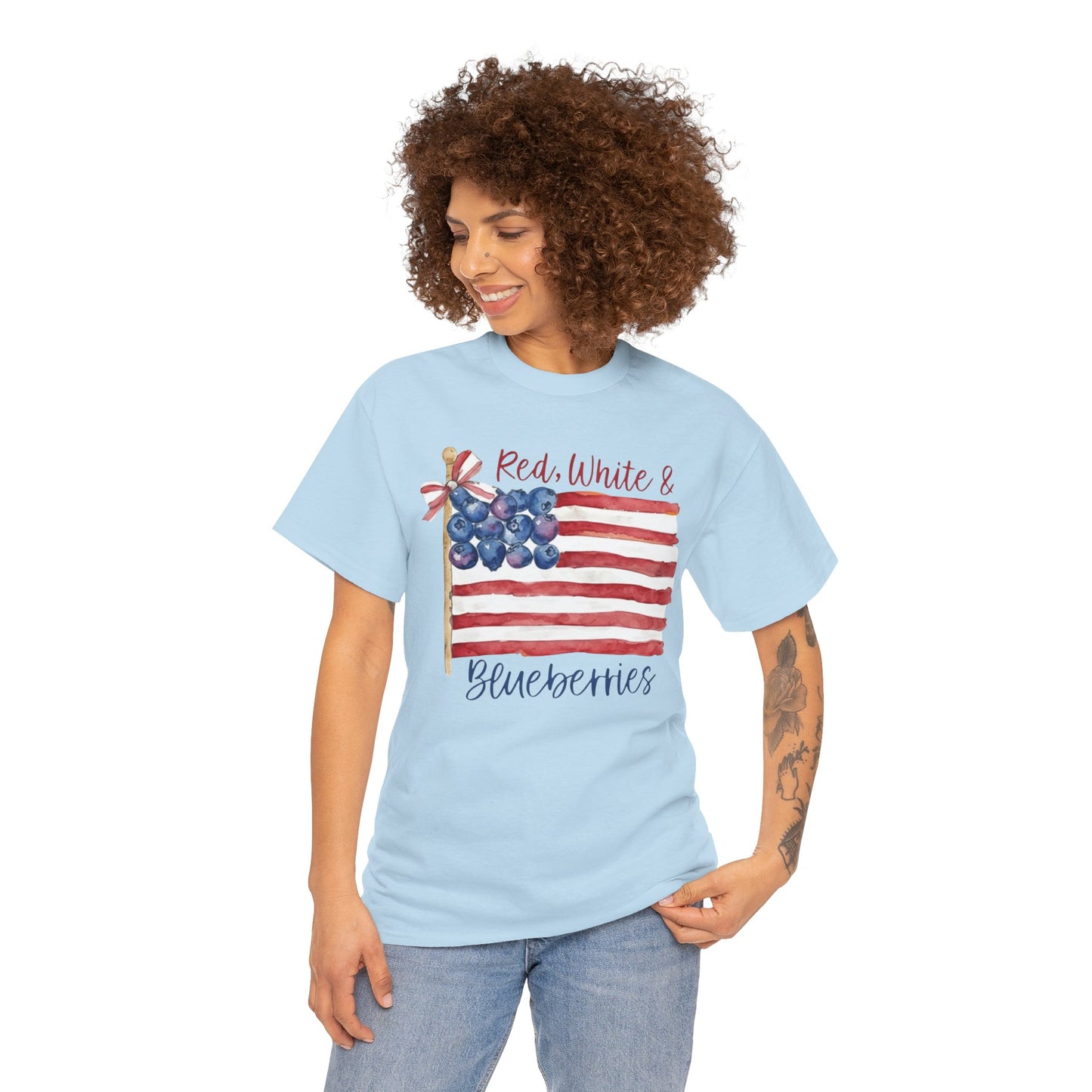 Red, White & Blueberries Tee