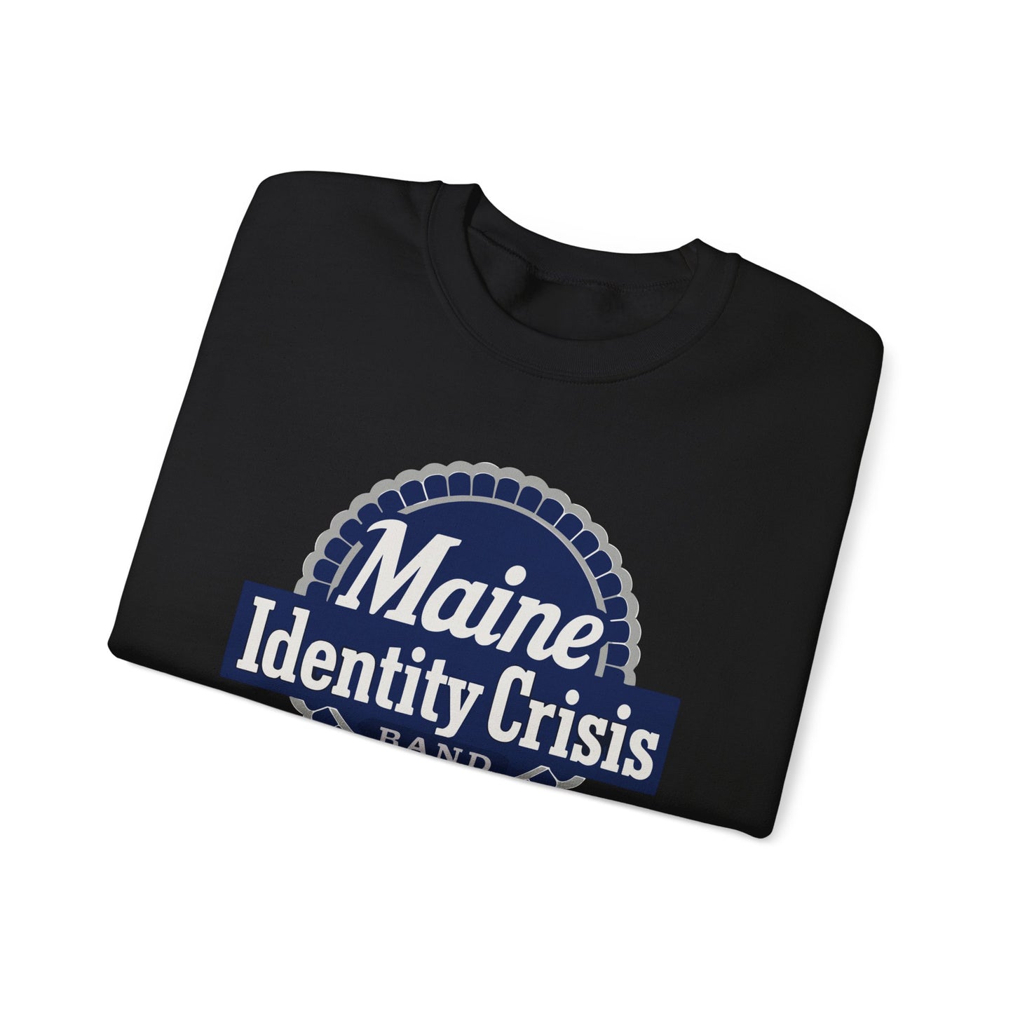 Identity Crisis Unisex Crewneck Sweatshirt Pabst Blue Ribbon Edition