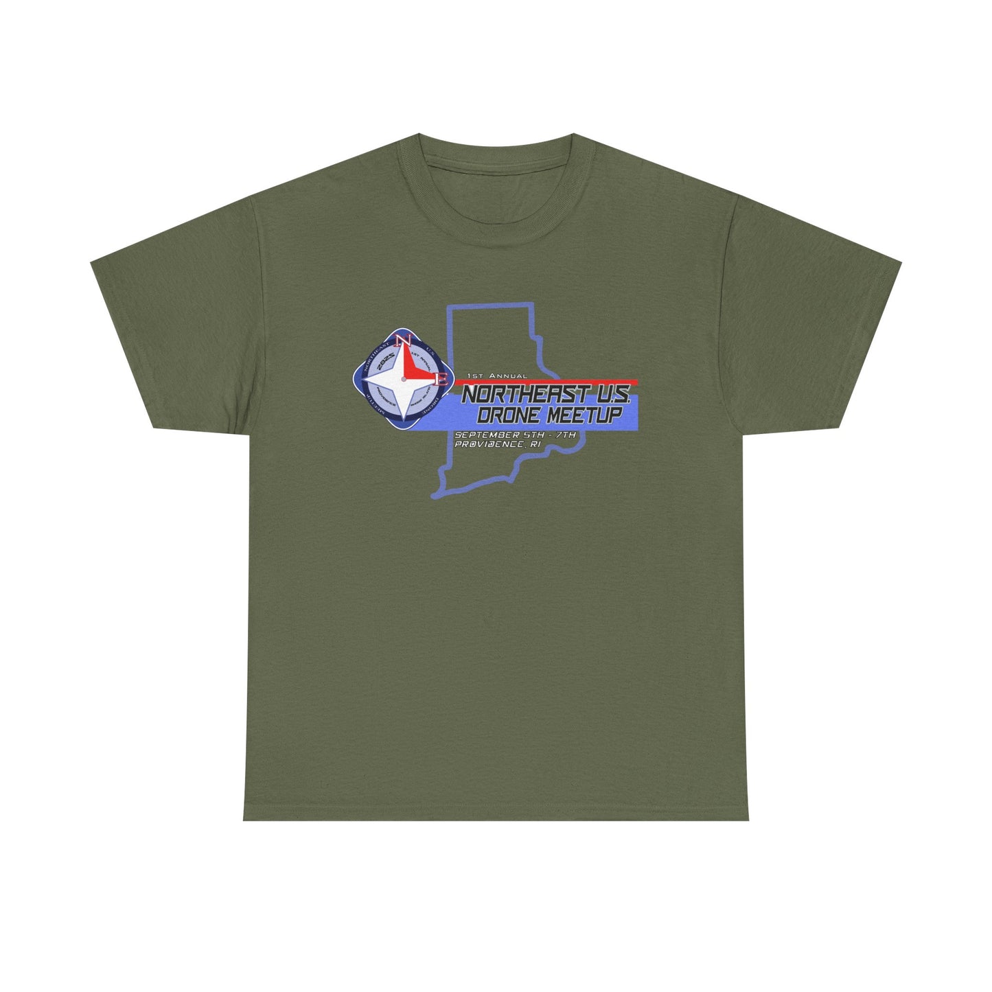 Inaugural Northeast Drone Meetup Unisex Tee, Drone