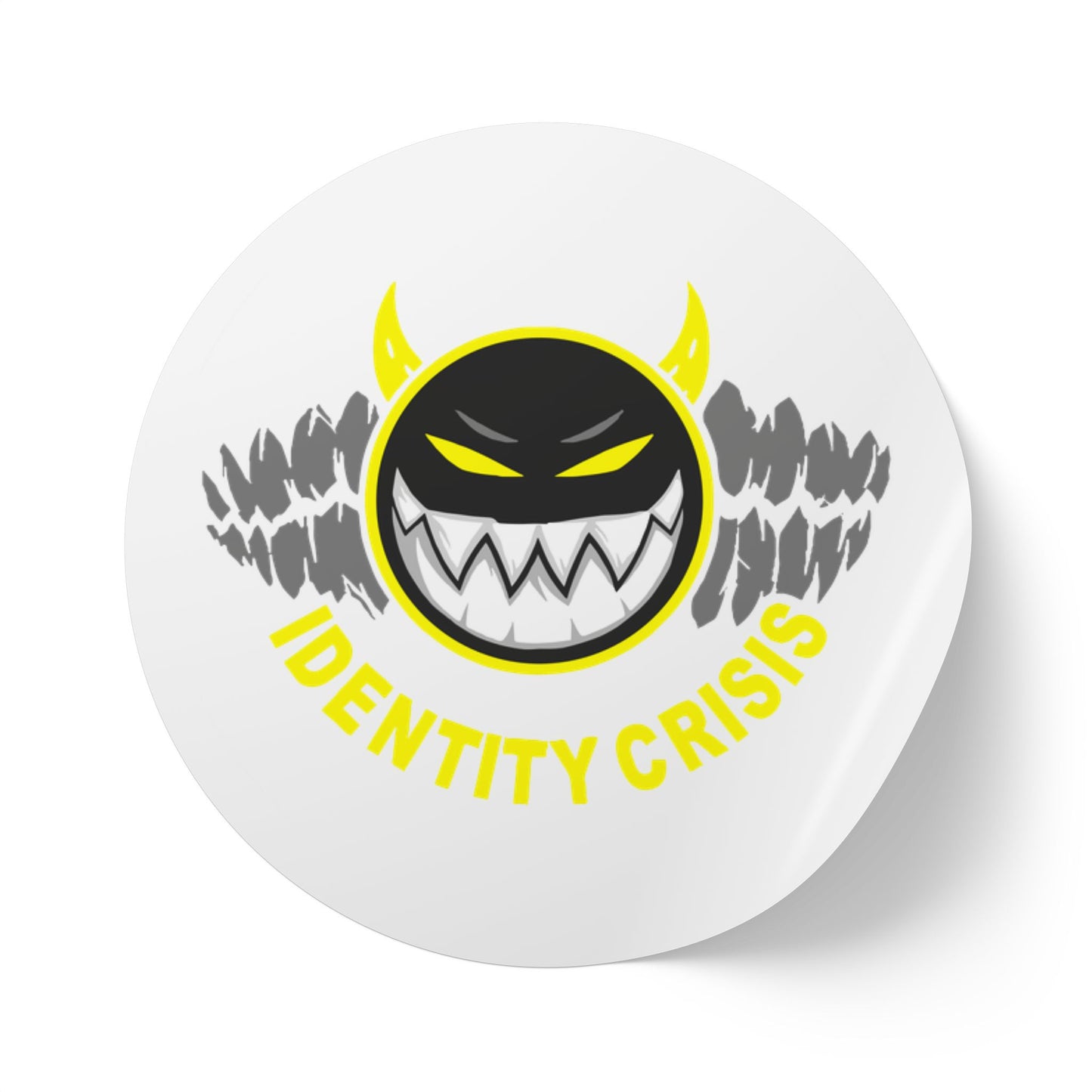 Identity Crisis Round Sticker Rolls
