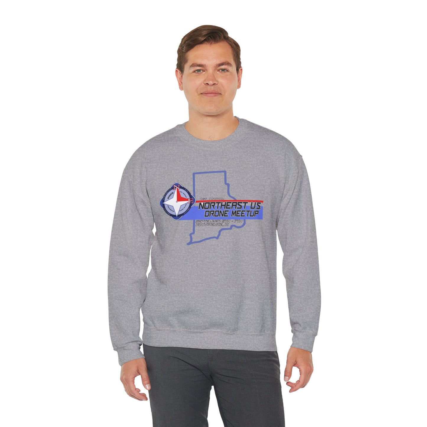 Inaugural Northeast Drone Meetup Crewneck Sweatshirt