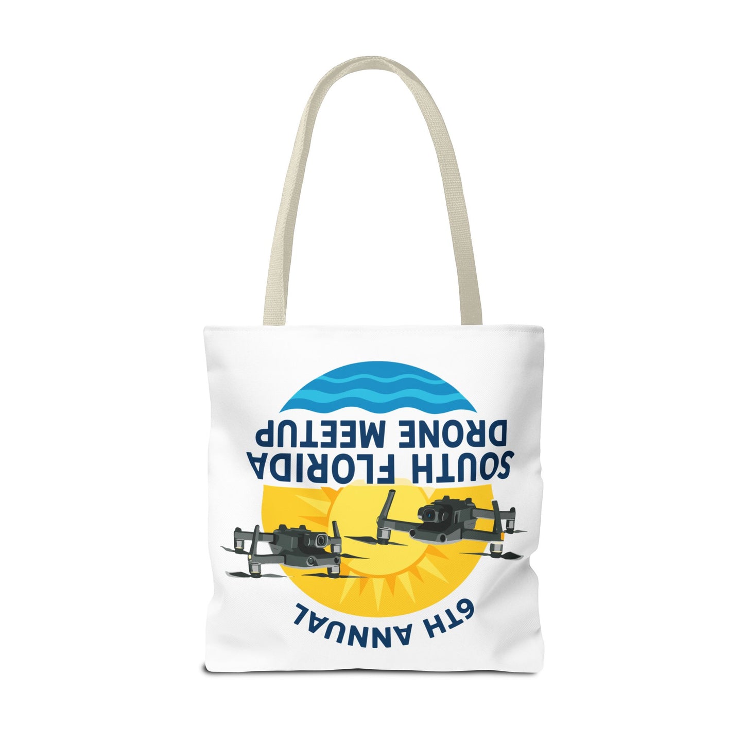 6th Annual South Florida Drone Meetup Light Colored Tote Bag