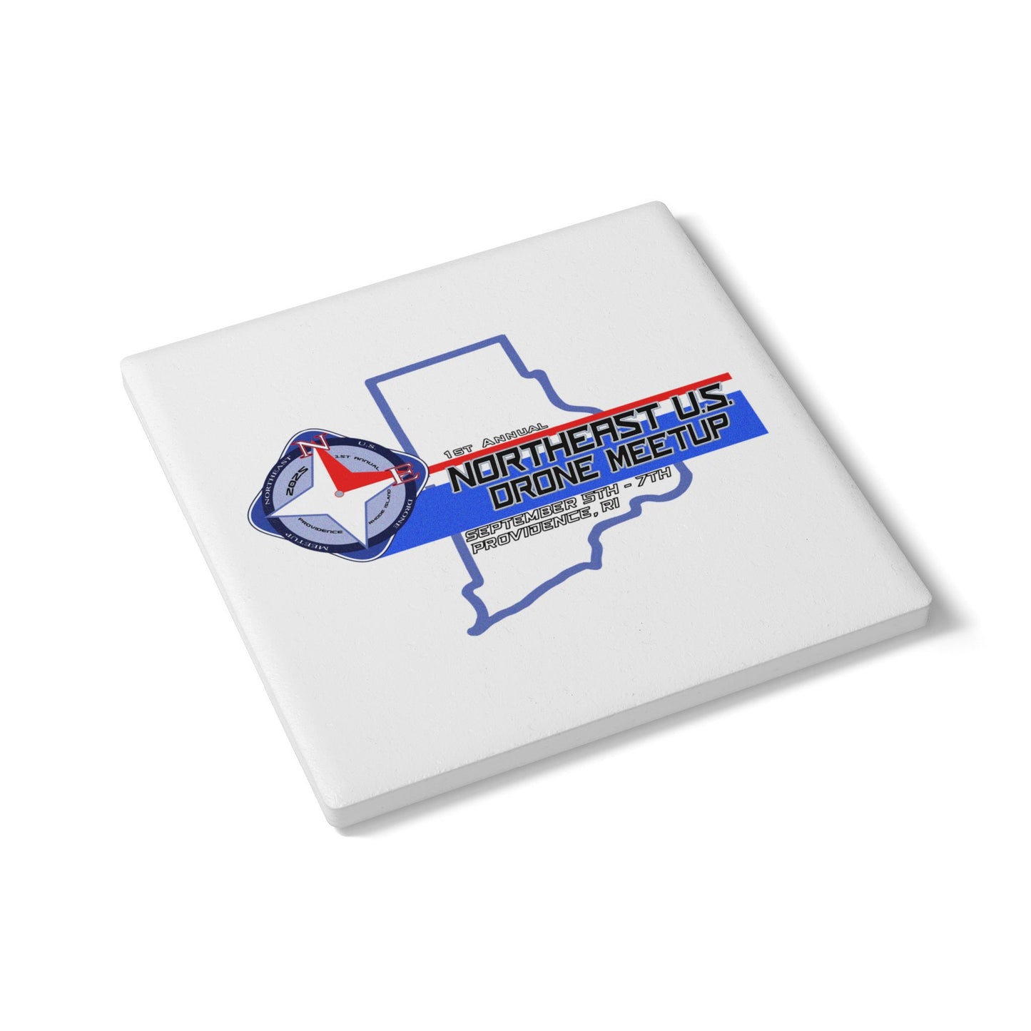 Inaugural Northeast Drone Meetup Ceramic Coaster