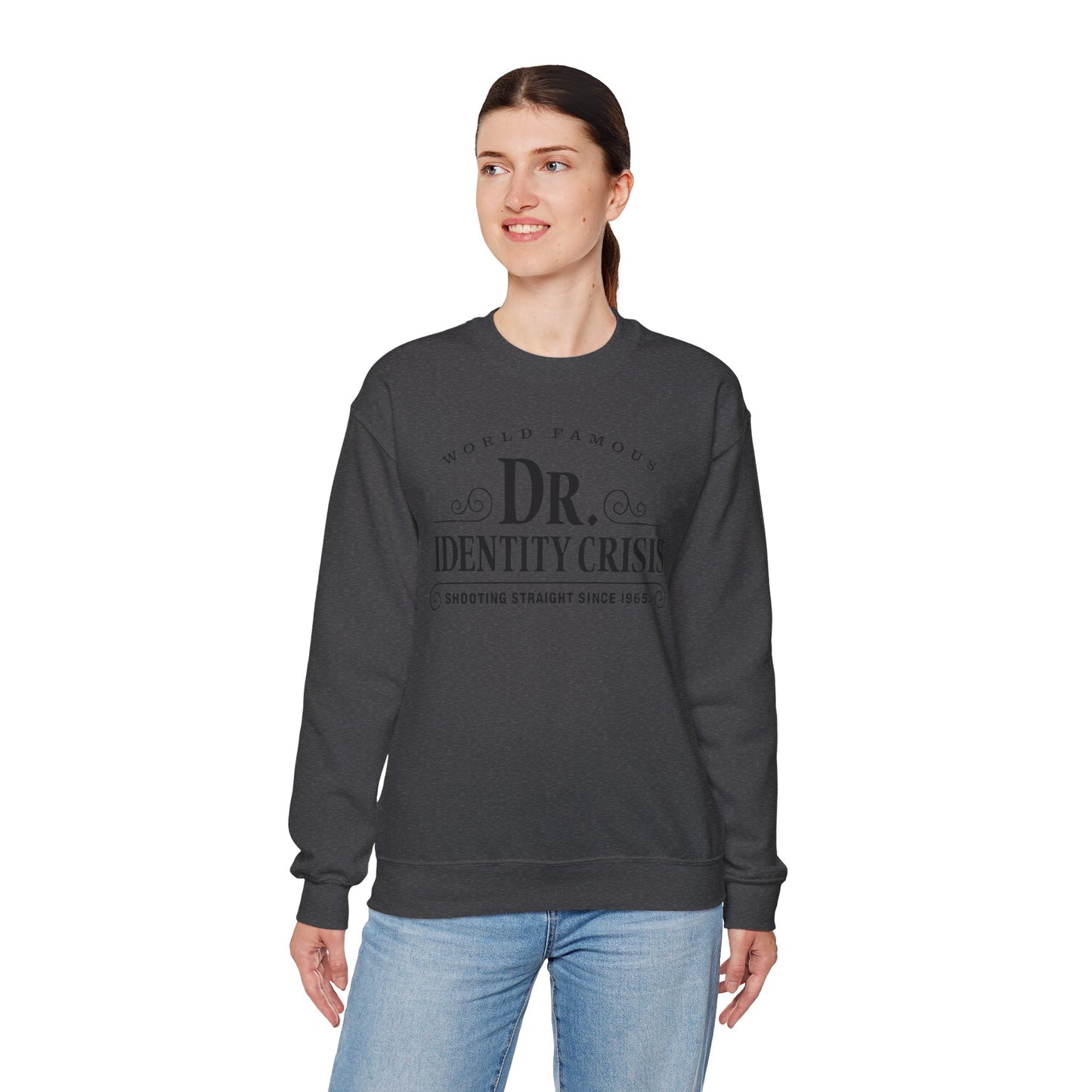 Identity Crisis Unisex Crewneck Sweatshirt Dr. McGillicuddy's Edition