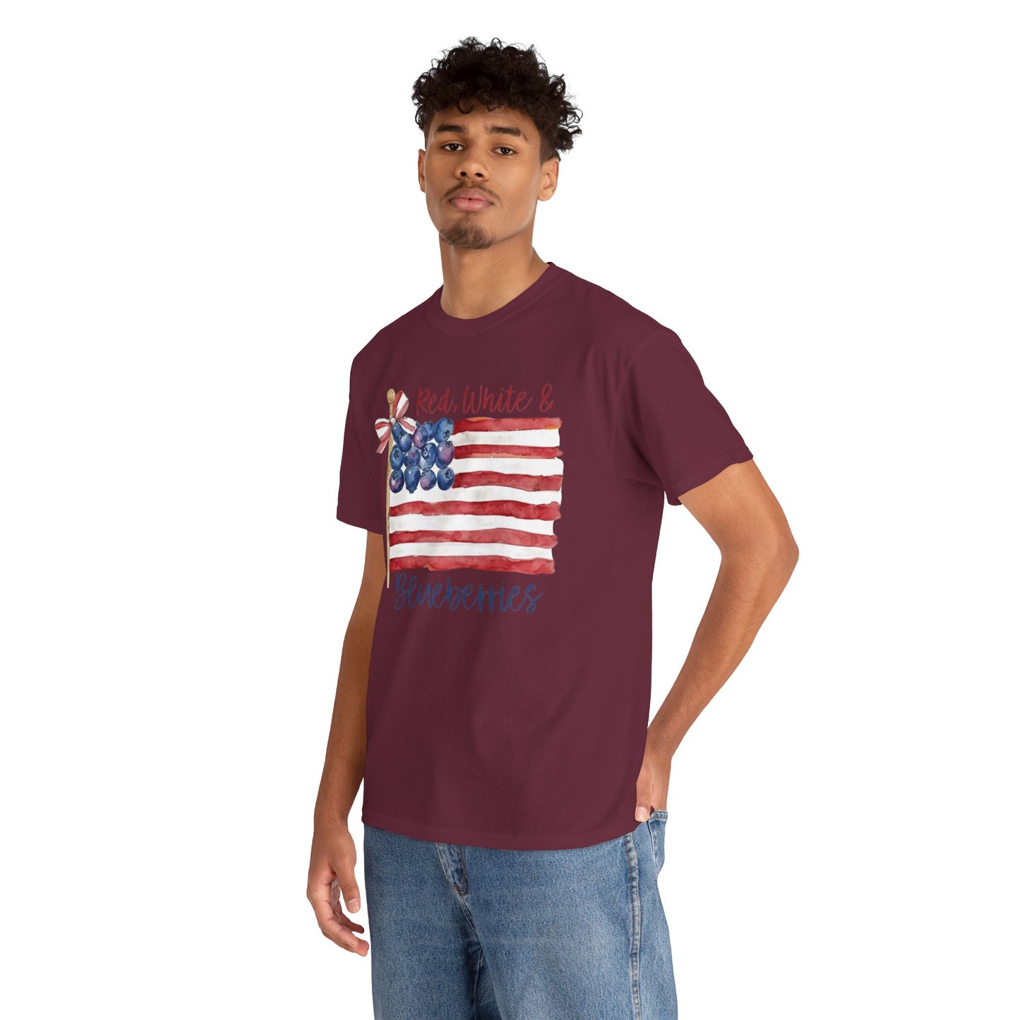 Red, White & Blueberries Tee