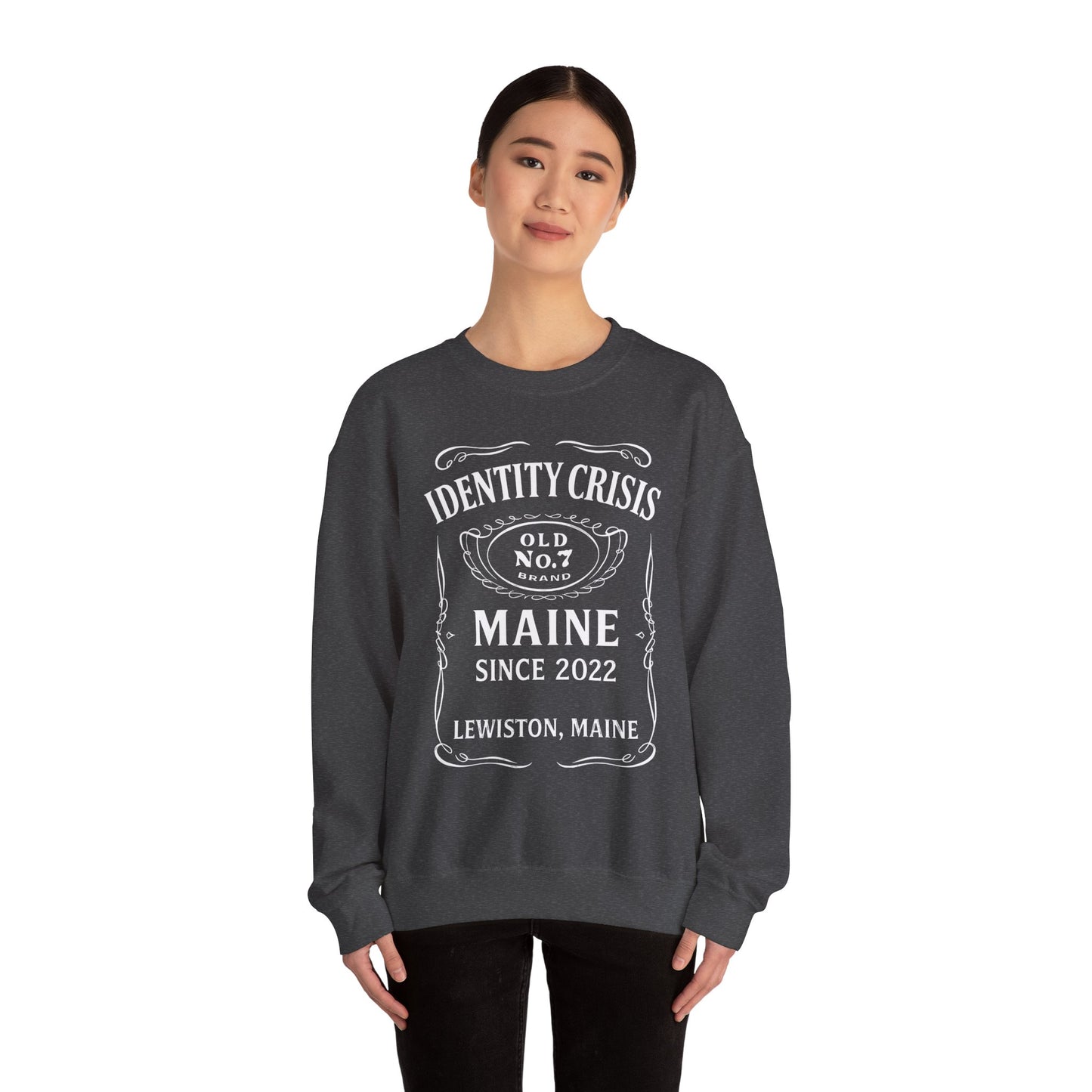 Identity Crisis Unisex Crewneck Sweatshirt Jack Daniel's Edition